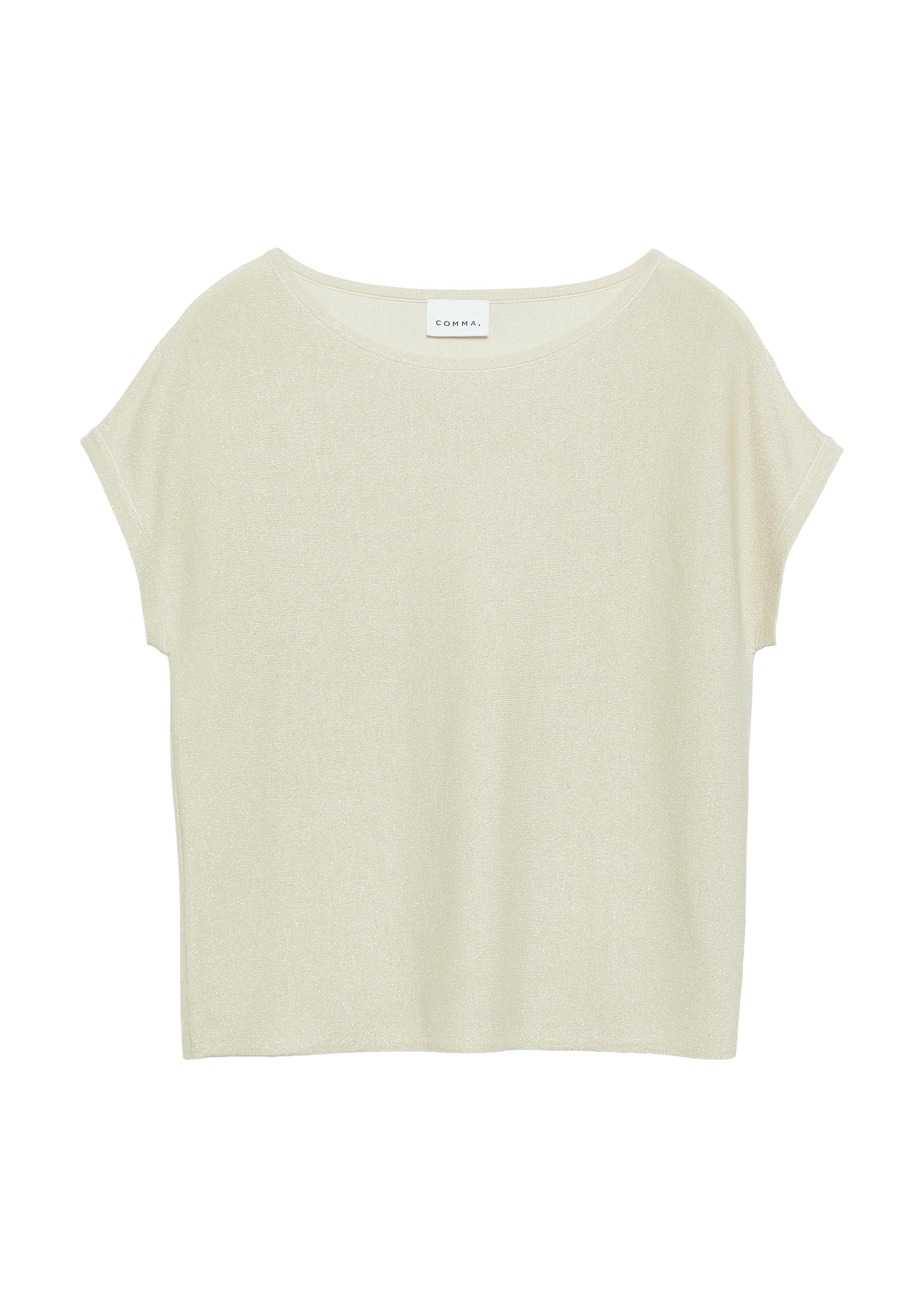 Comma Strickpullover White