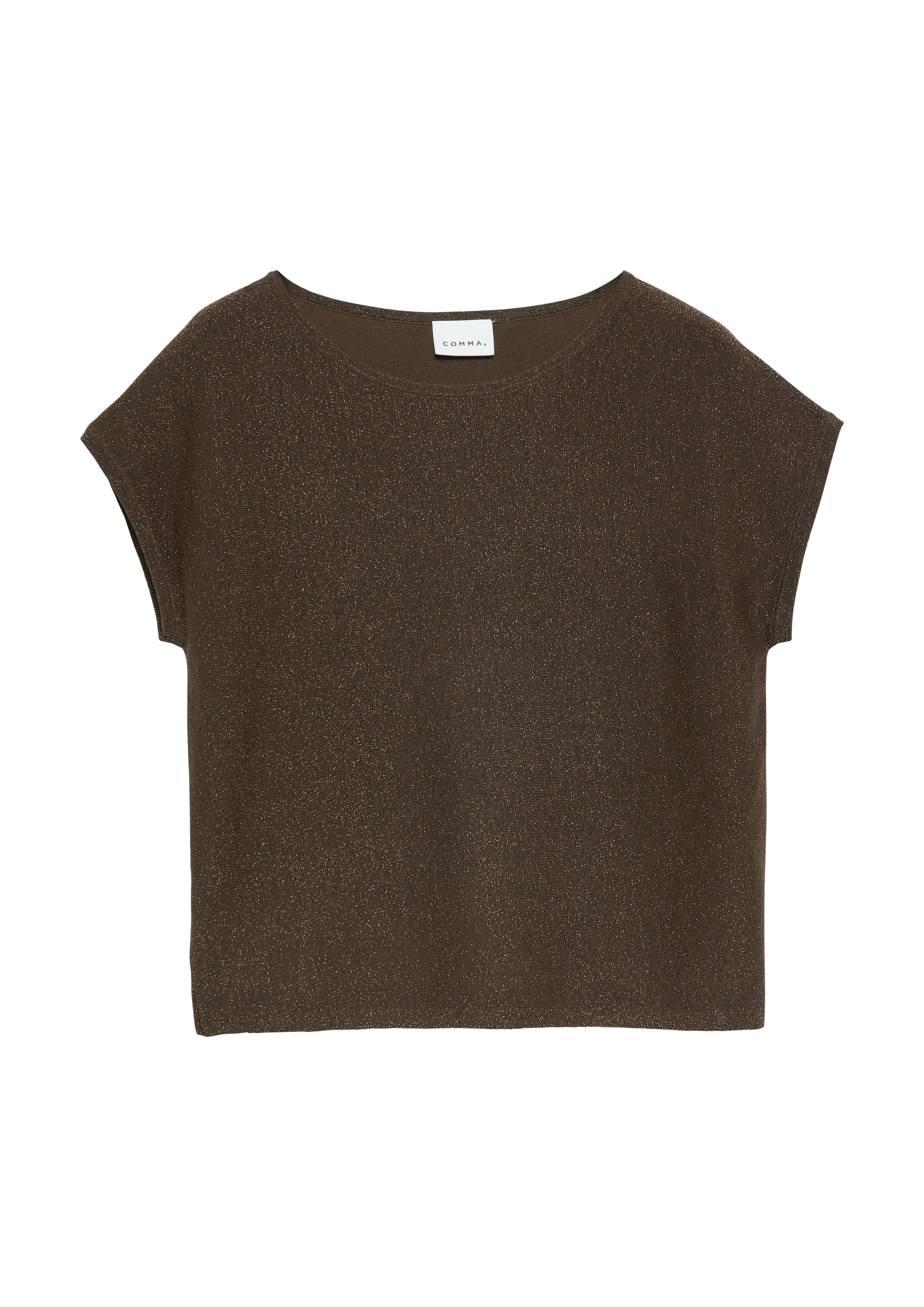 Comma Strickpullover Brown