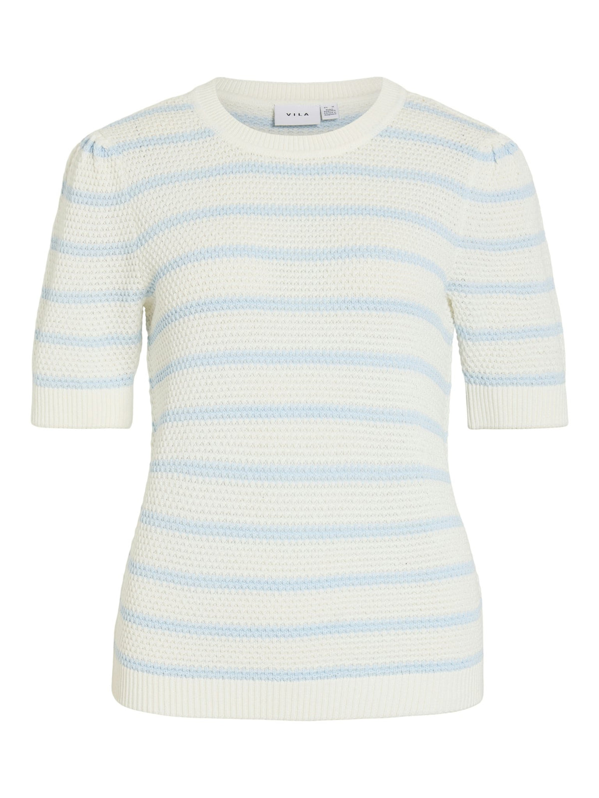 VILA T-Shirts White Alyssum/Nantucket Breeze