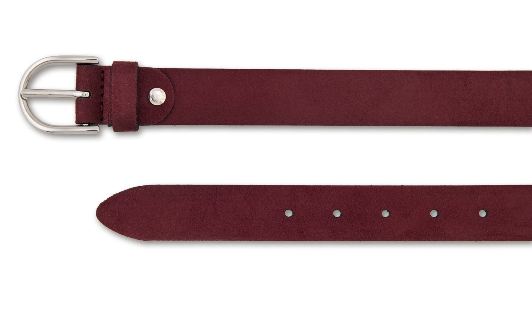3cm Veloursledergürtel