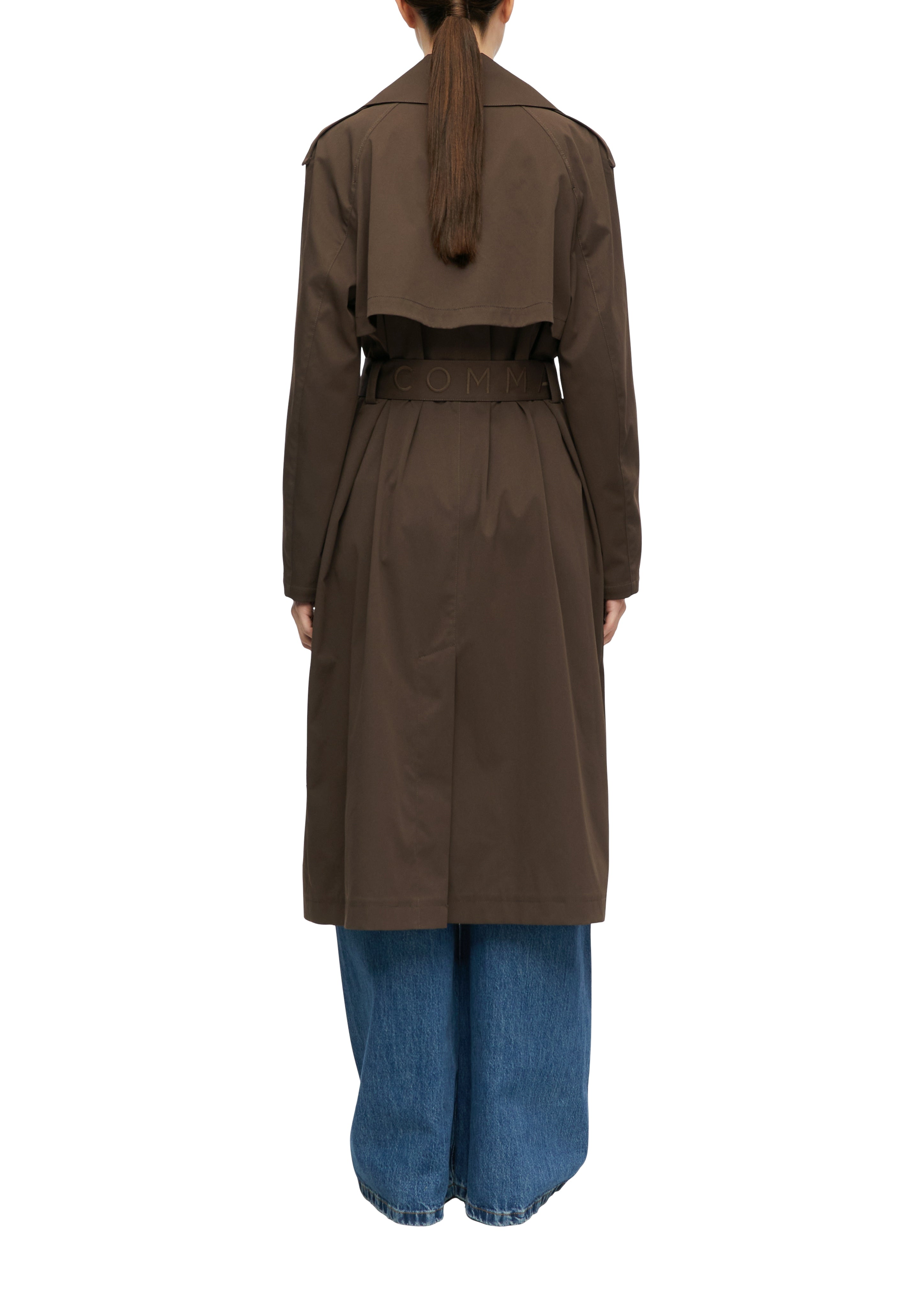Trenchcoat mit Bindegürtel