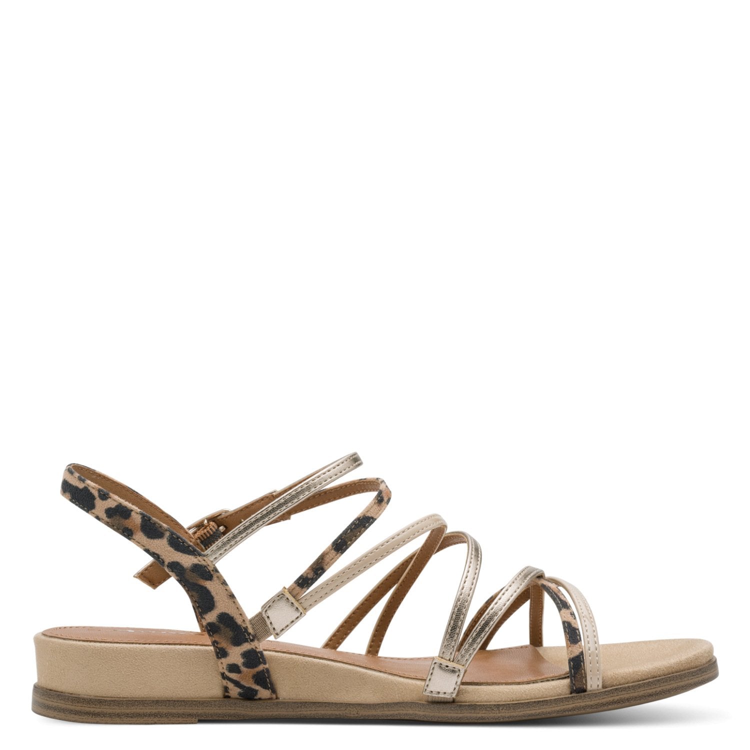 Sandale mit Leoprint
