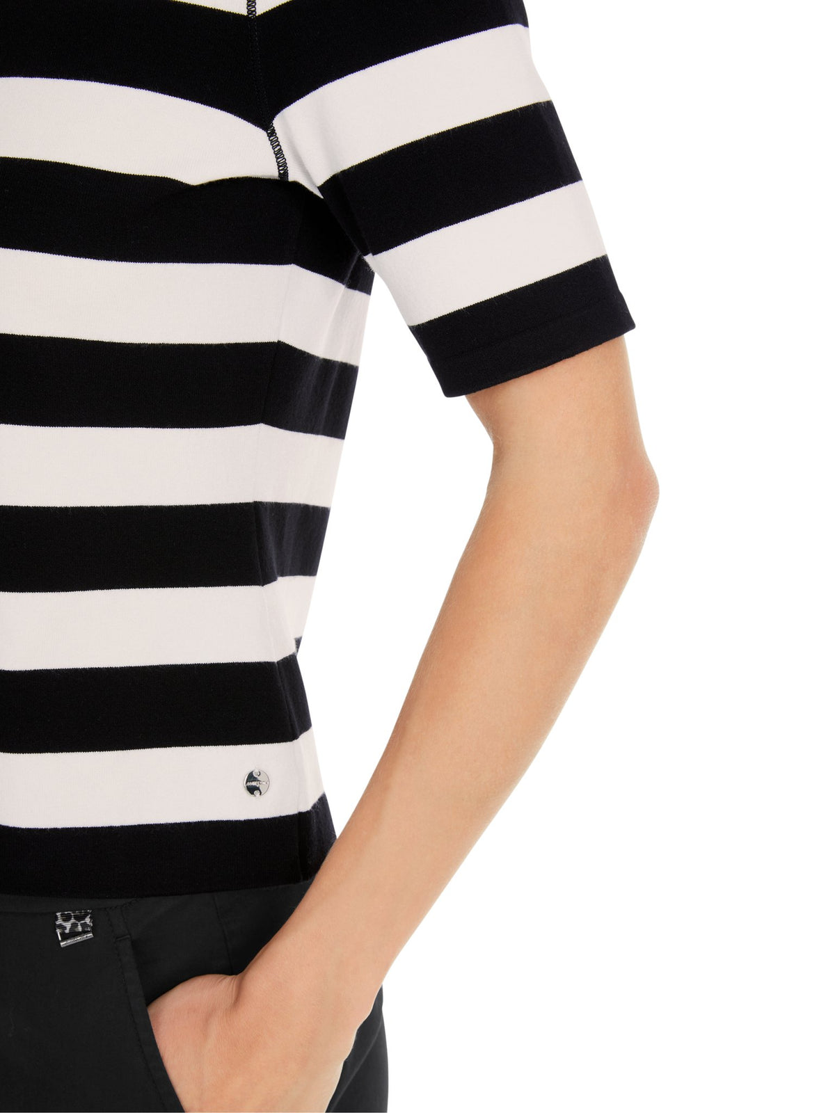 MarcCain Additions Strickpullover White And Black