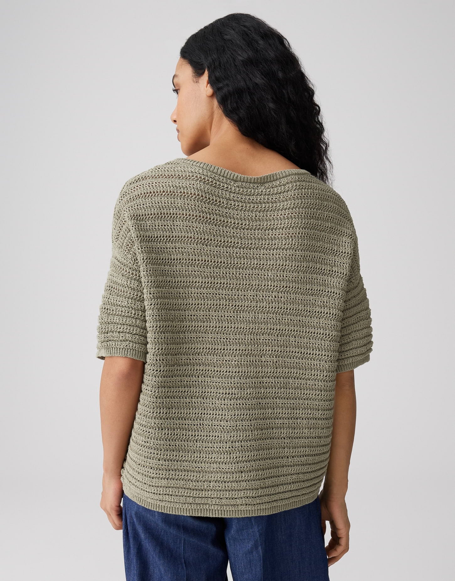 Opus Strickpullover Pale Olive