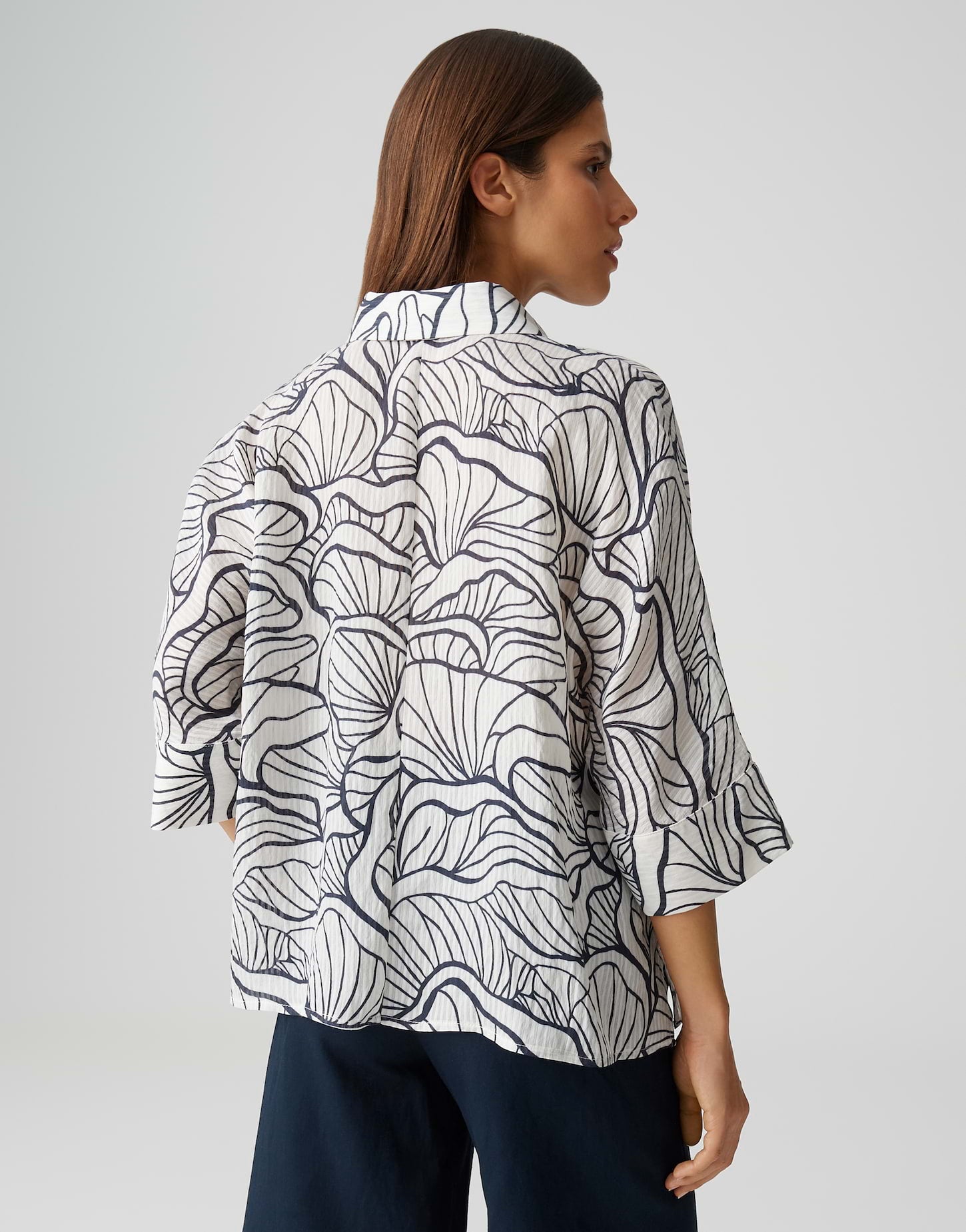 Opus Blusen Coal Blue