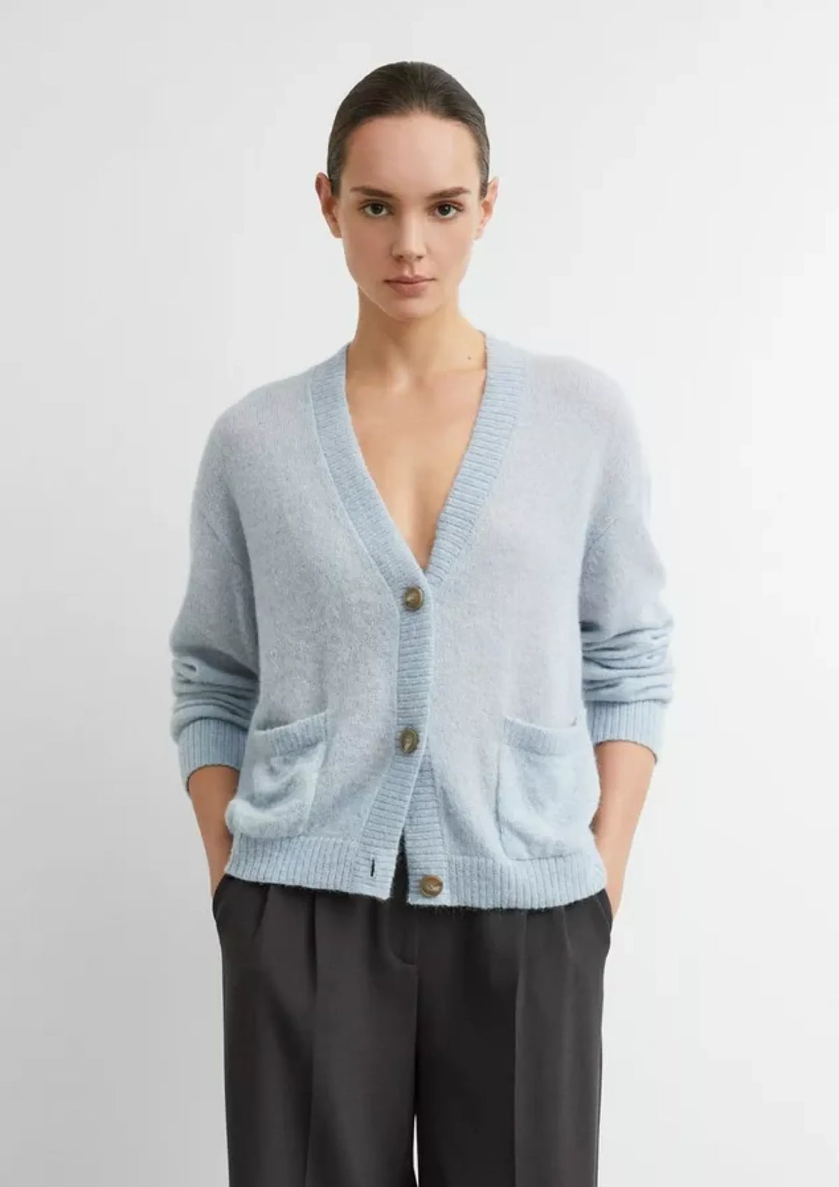 Weiche Strickjacke