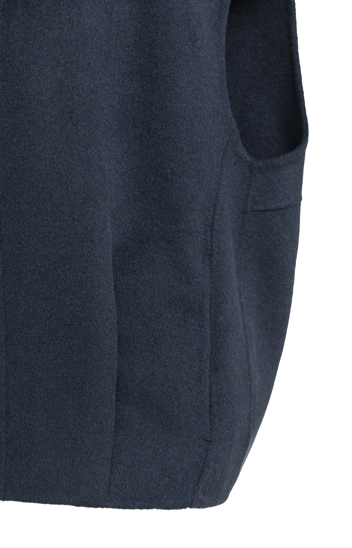 Oversize-Weste aus Wollmischung