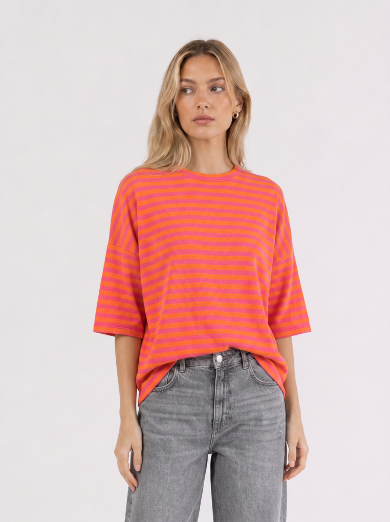 T-Shirt mit Streifen