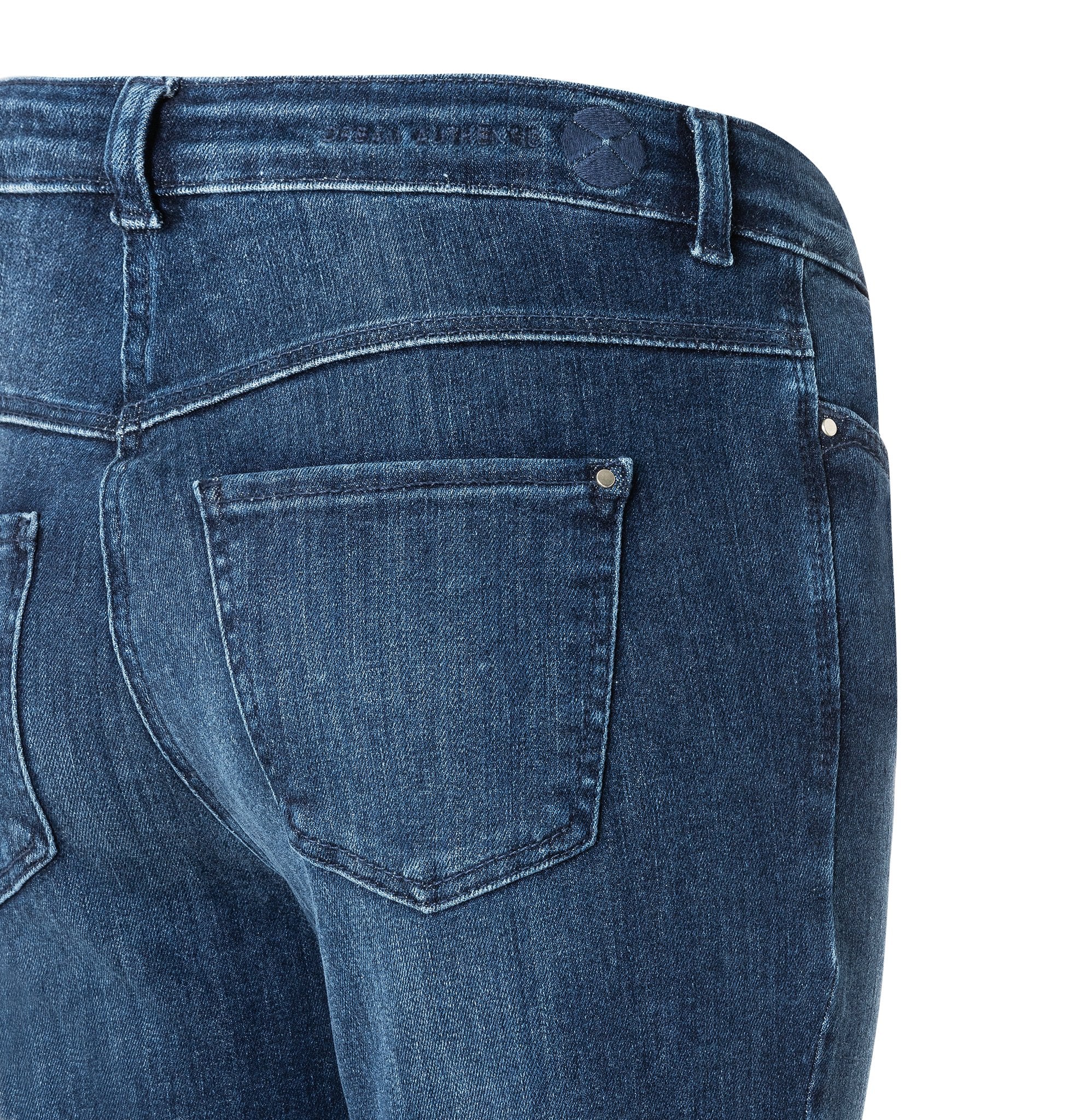 MAC Flared Leg Cobalt Authentic Wash