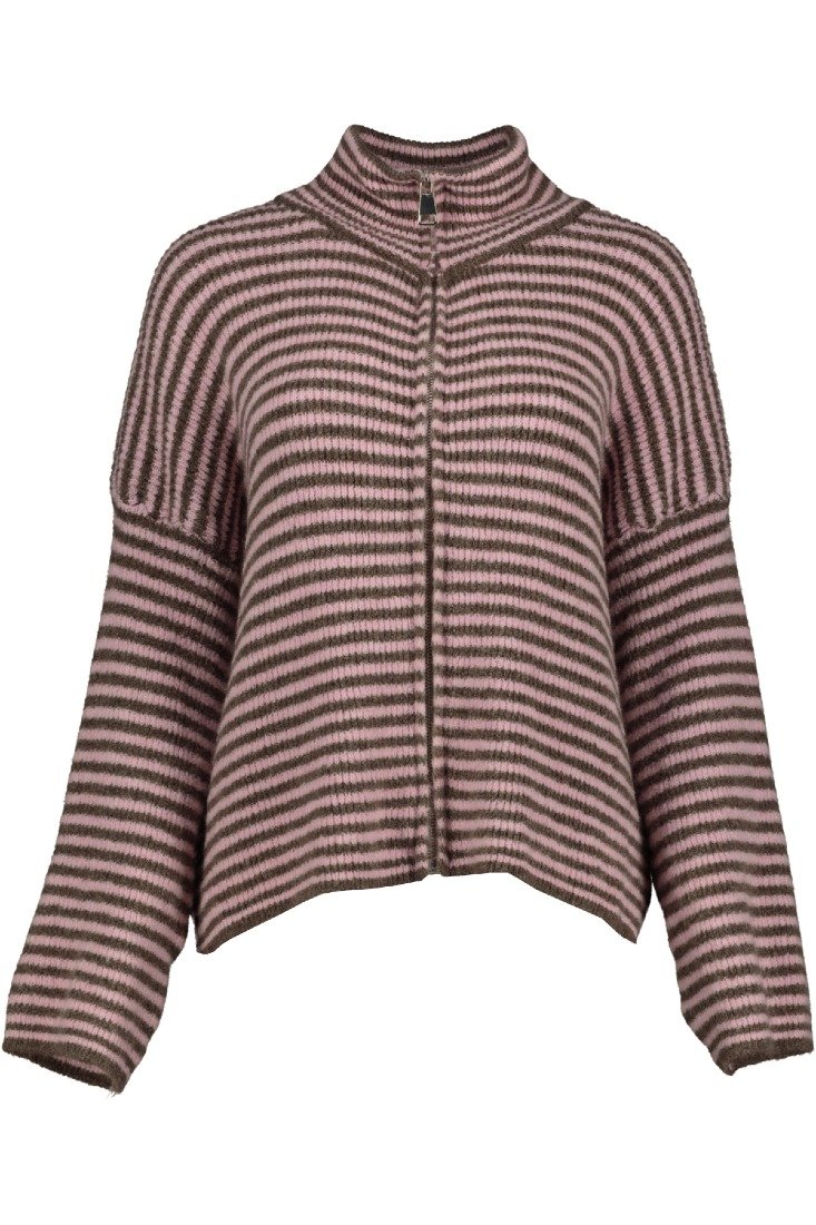 Goose Flash Strickjacken Rosa/Khaki
