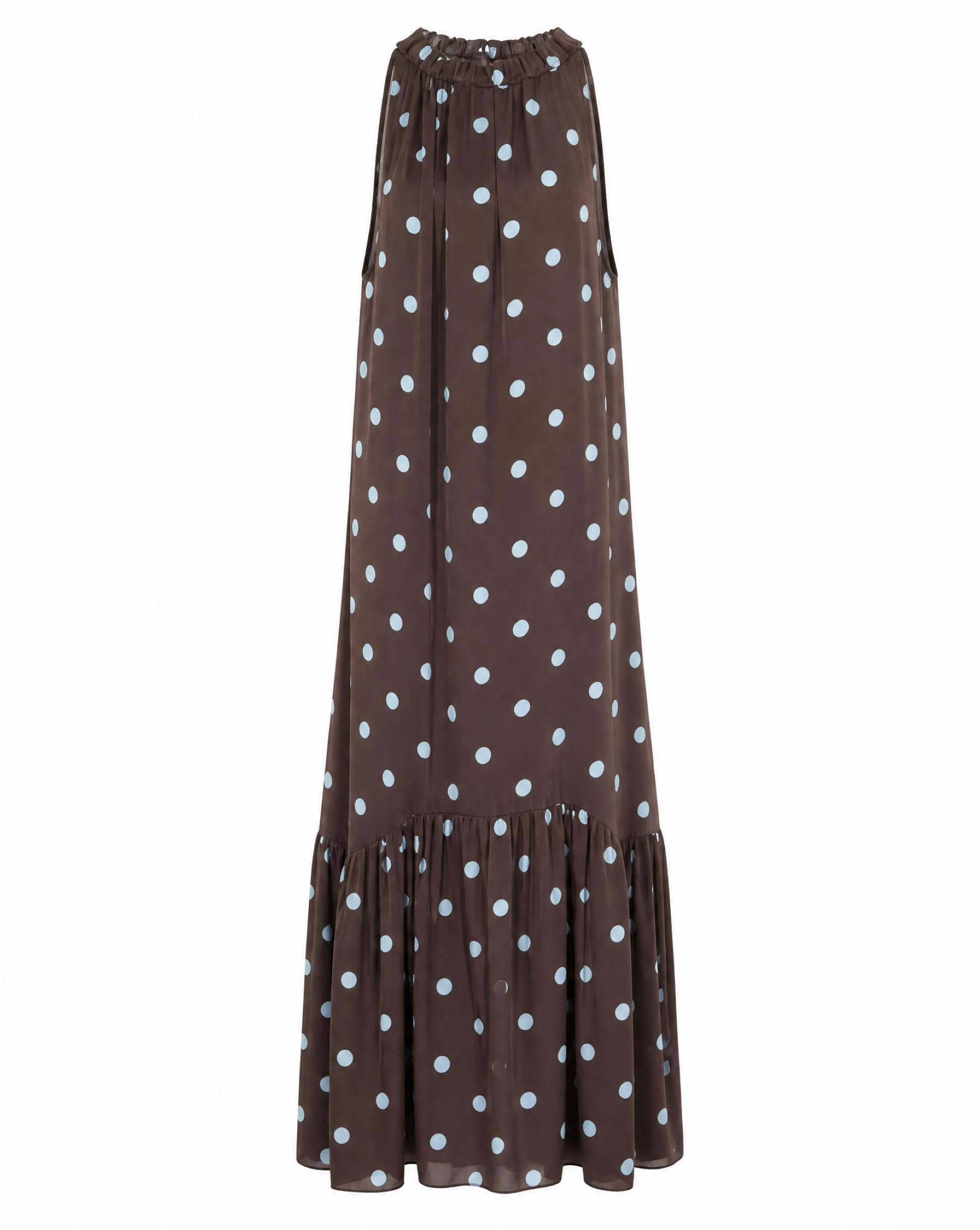 Maxikleid mit Punkten