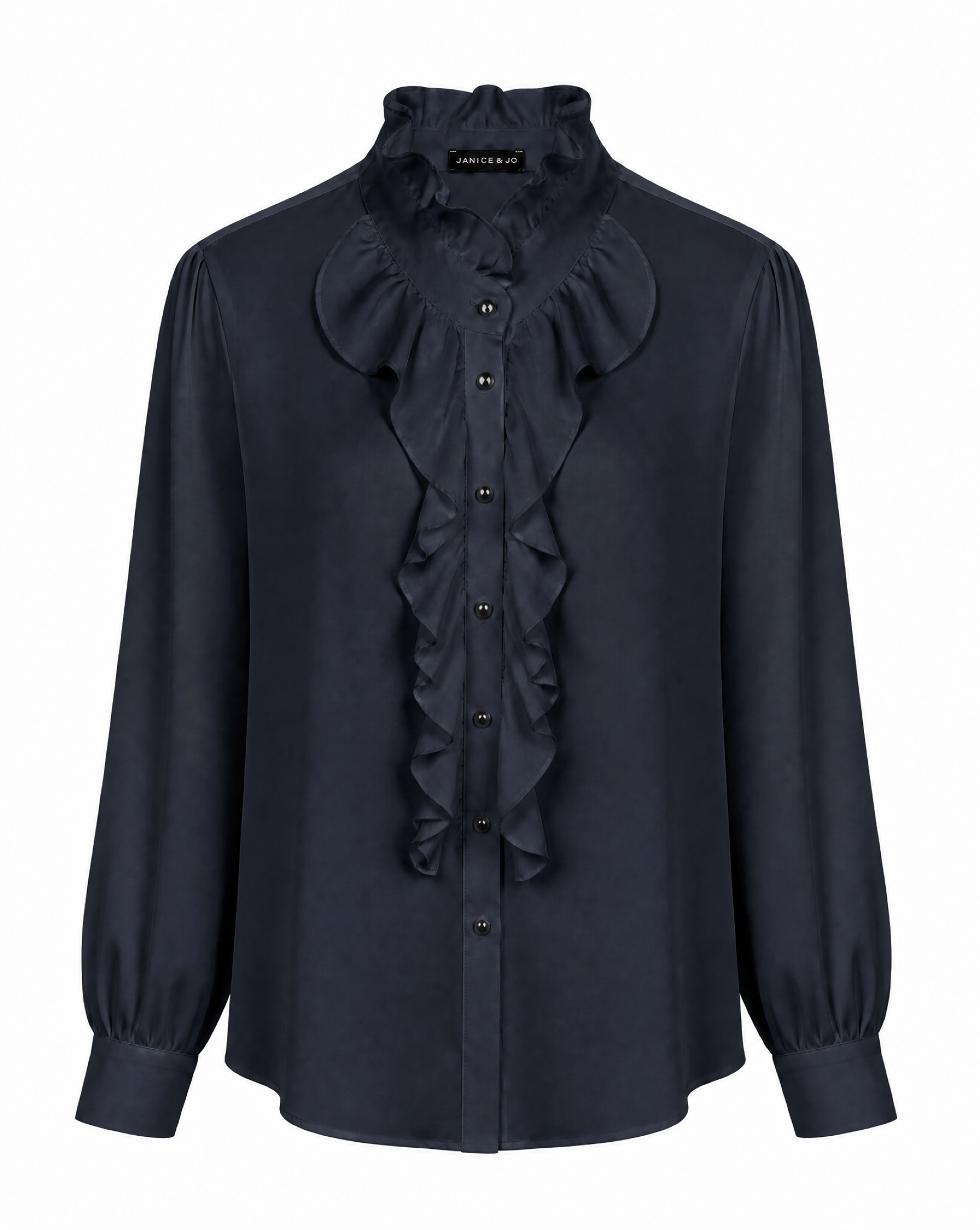 Bluse mit Volants