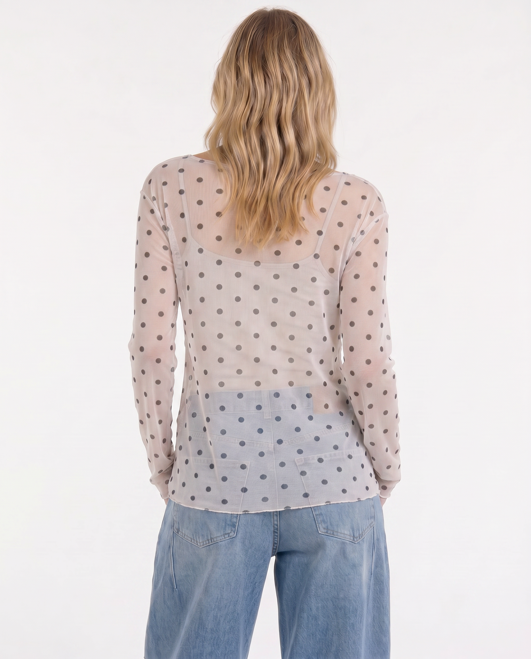 Longsleeve mit Punkten