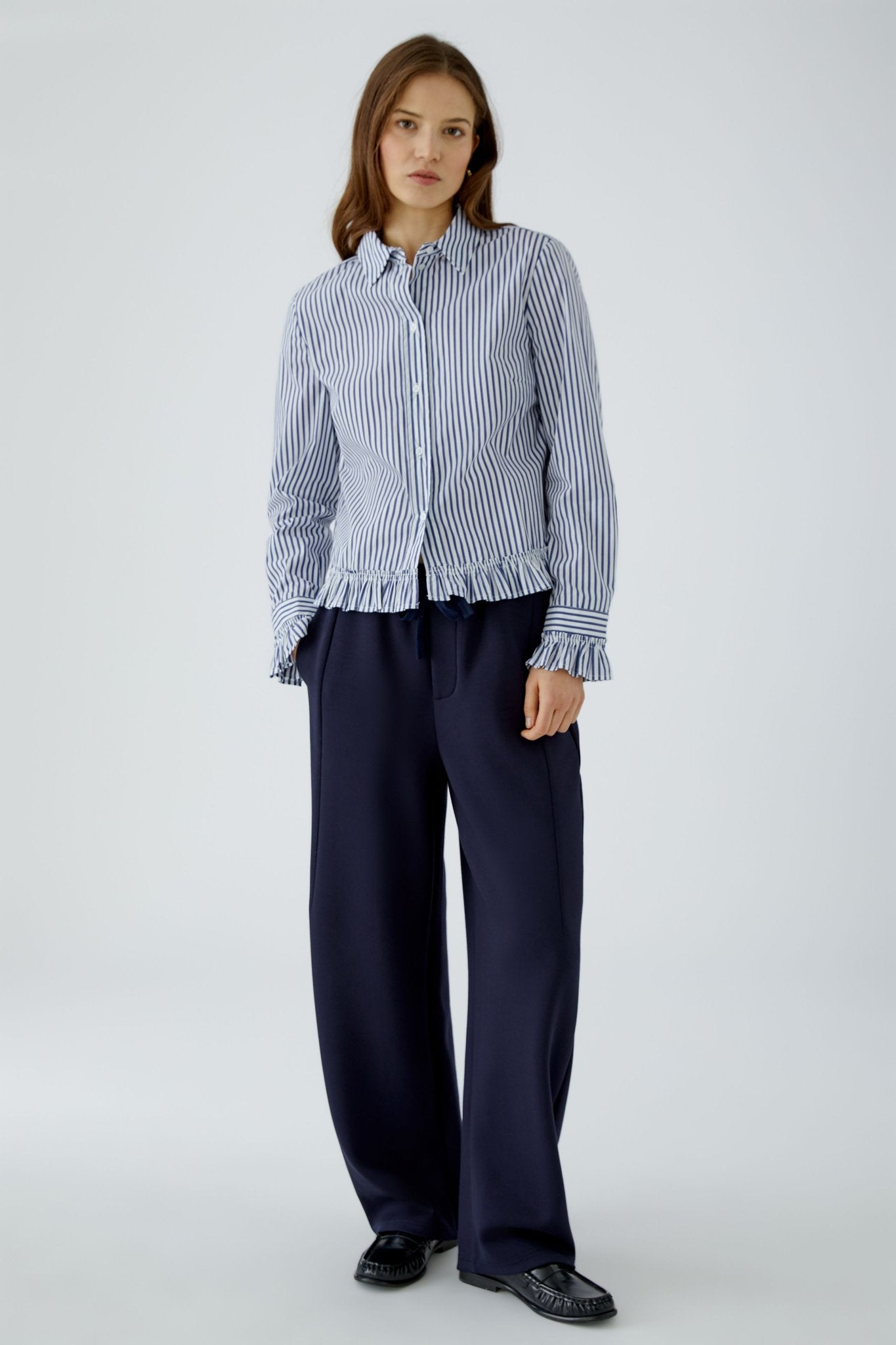 Bluse mit Volant