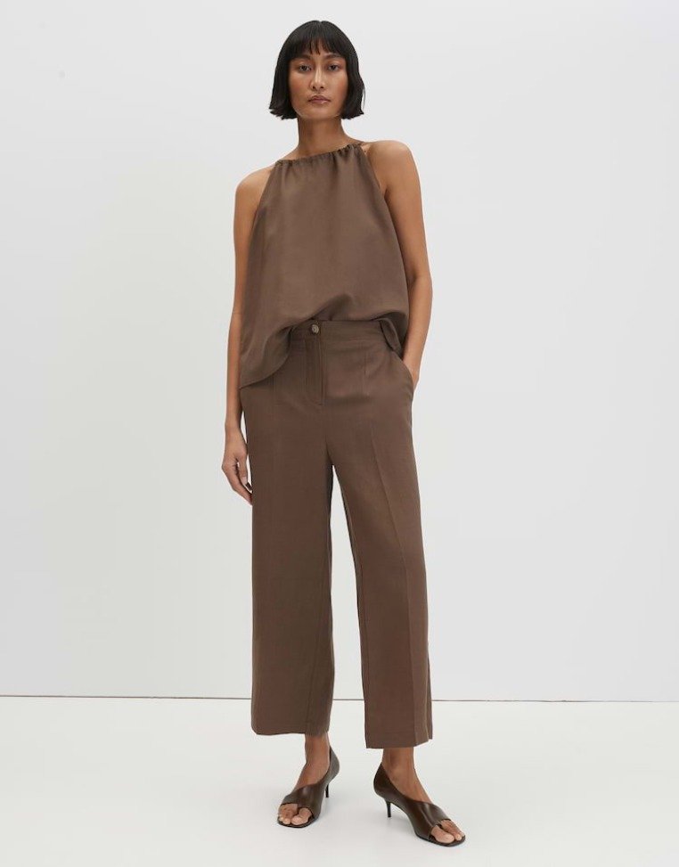 Culotte CELINO CROPPED LINEN