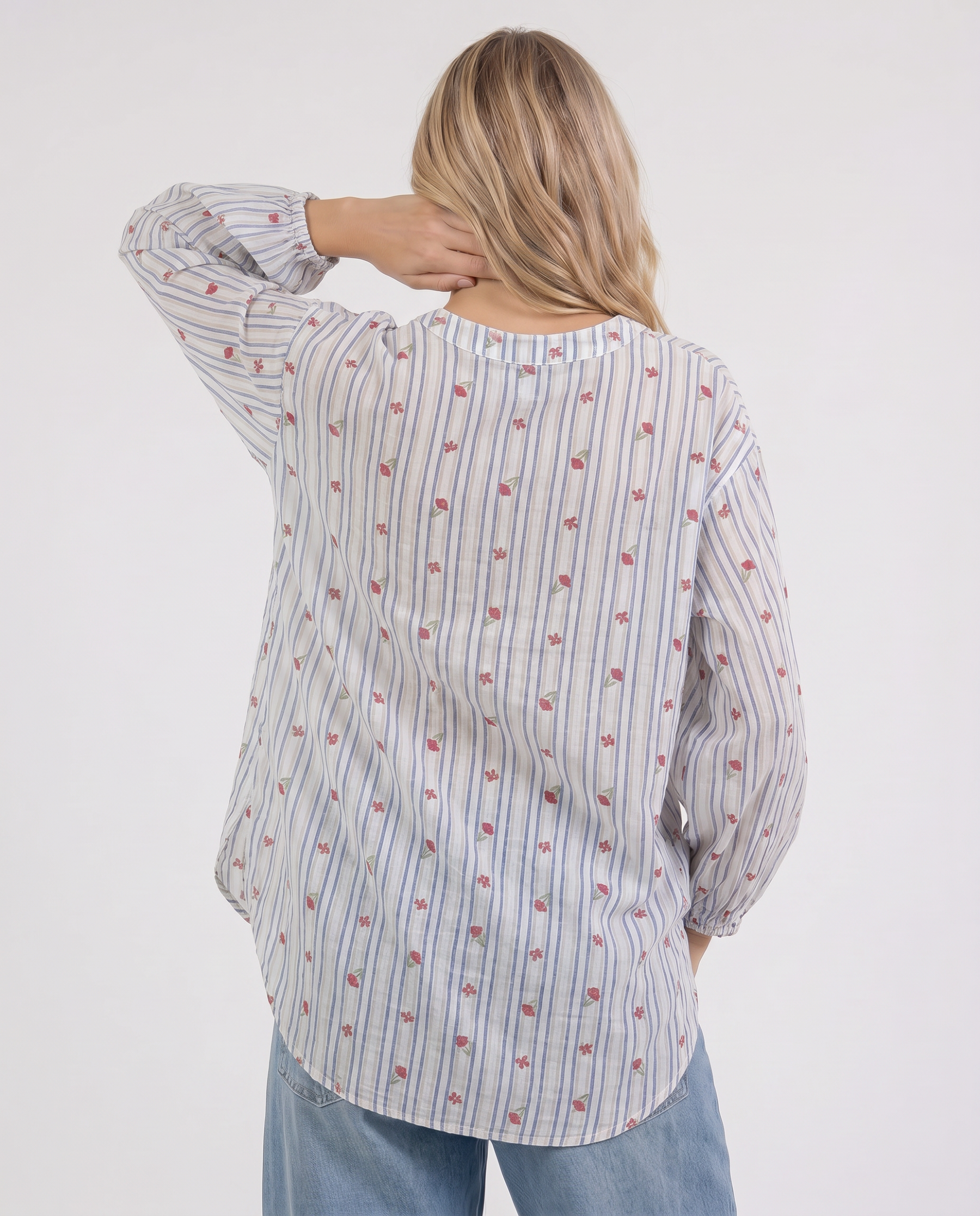 Bluse mit Blütenprint