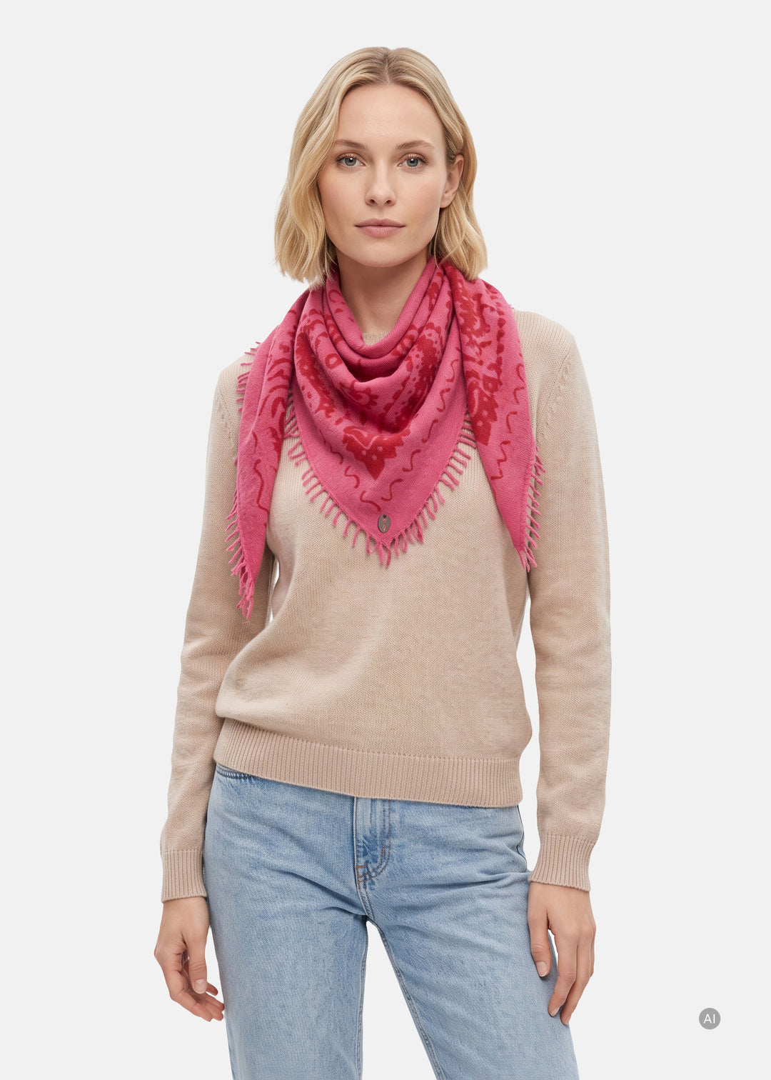 Kaschmirtuch mit Paisley-Muster