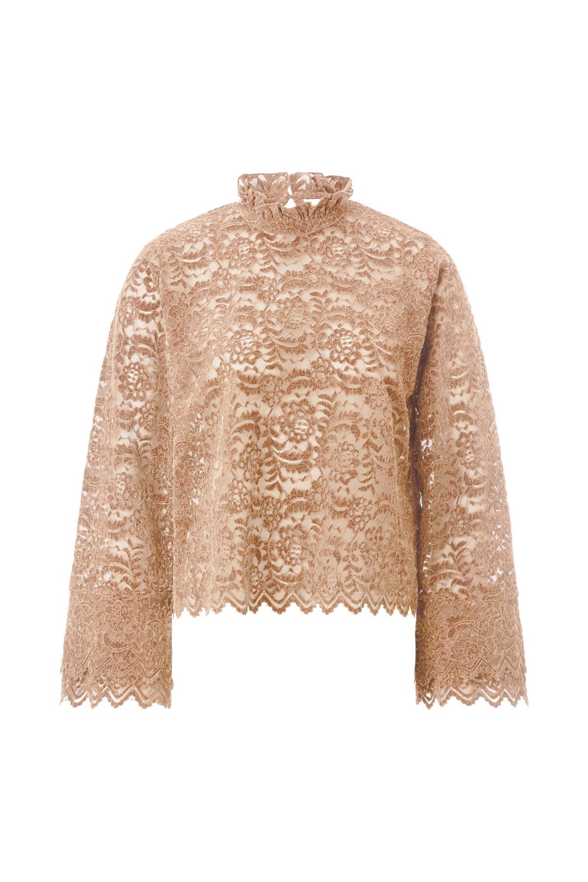 Bluse aus Spitze