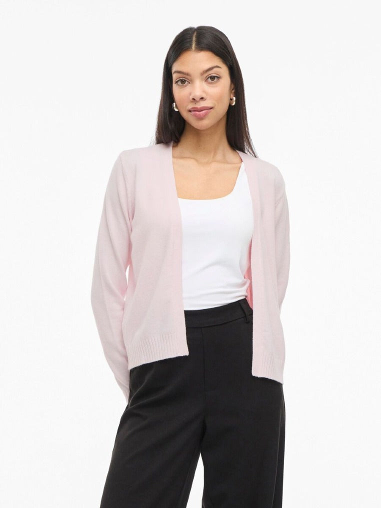 VILA Strickjacken Cherry Blossom/White Dots