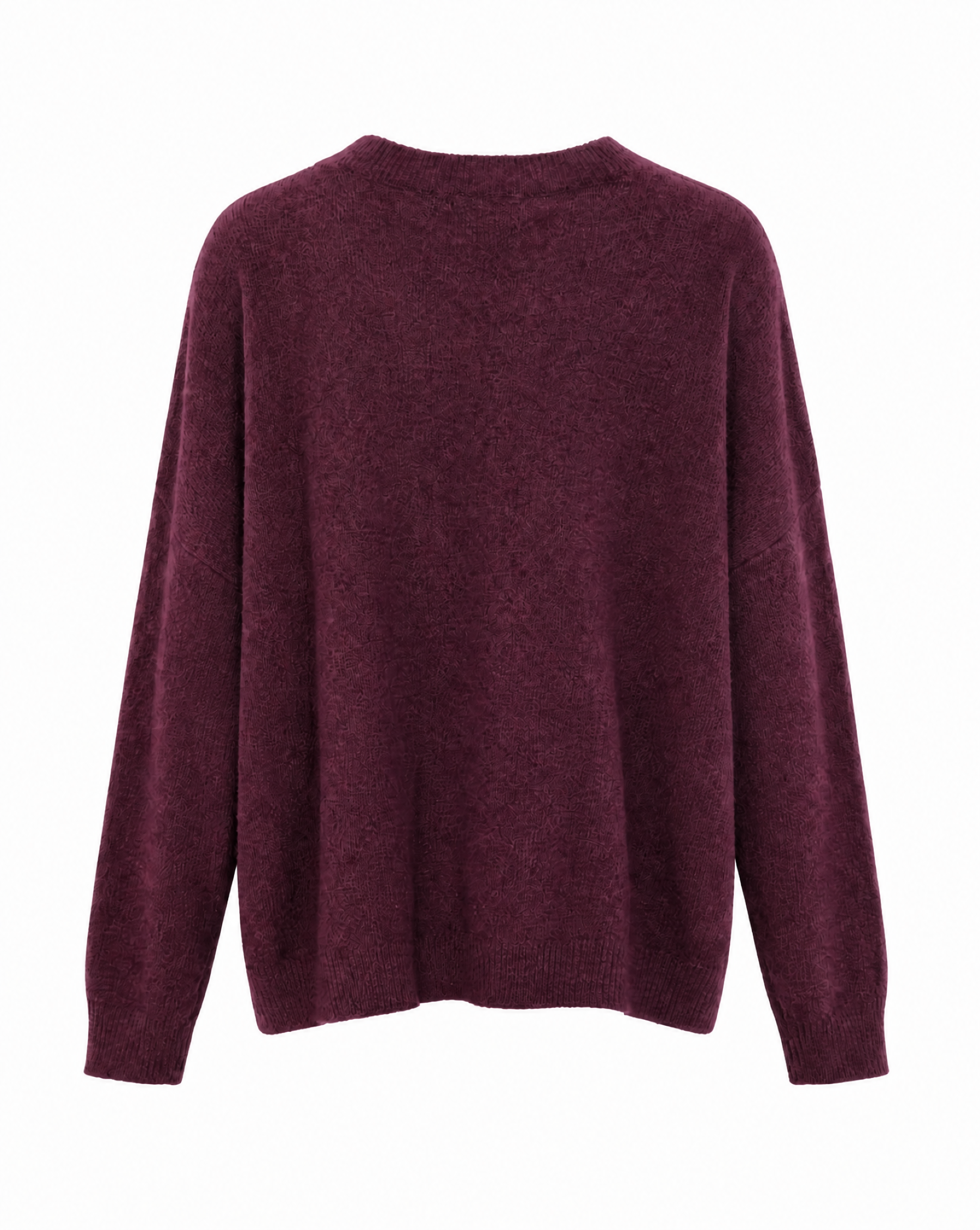 Strickpullover mit Rundhalsausschnitt