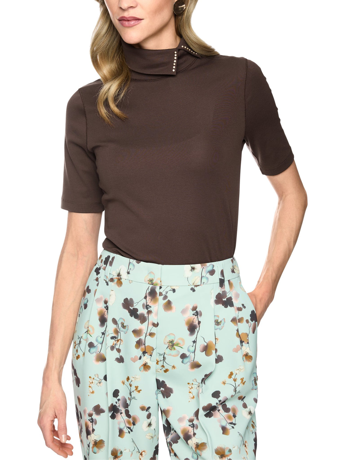 Shirt aus Baumwollstretch