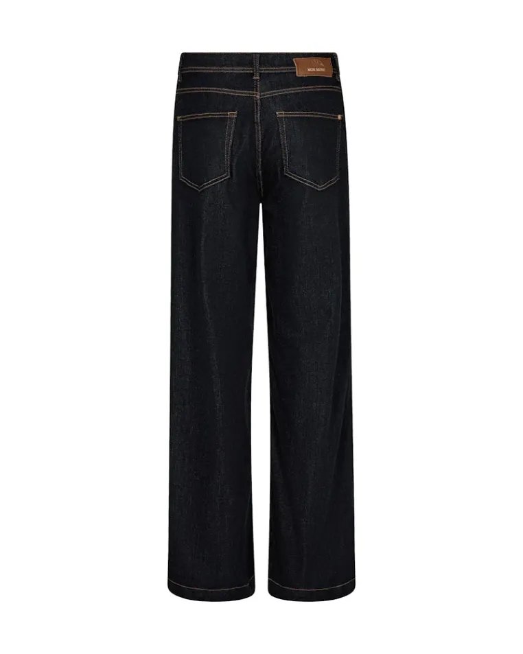 Mos Mosh Straight Leg Dark Blue