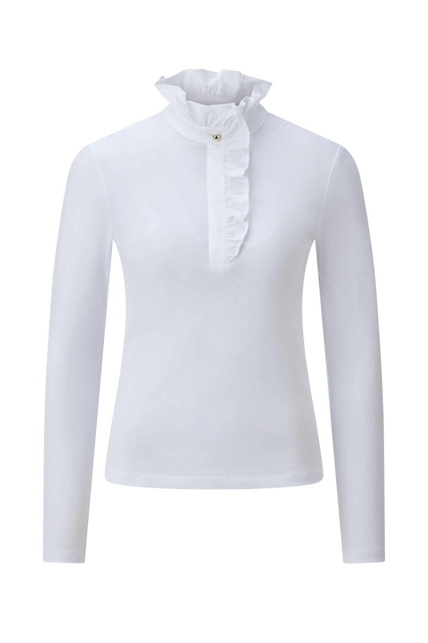 Longsleeve mit Rüschenkragen