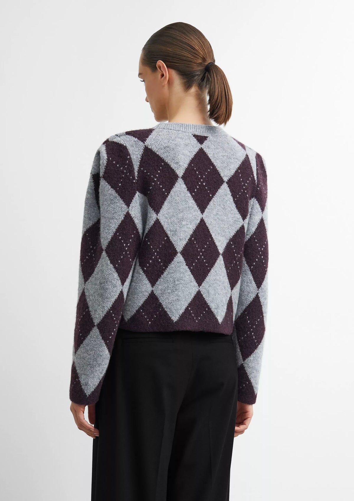 Strickpullover mit Argyle-Muster