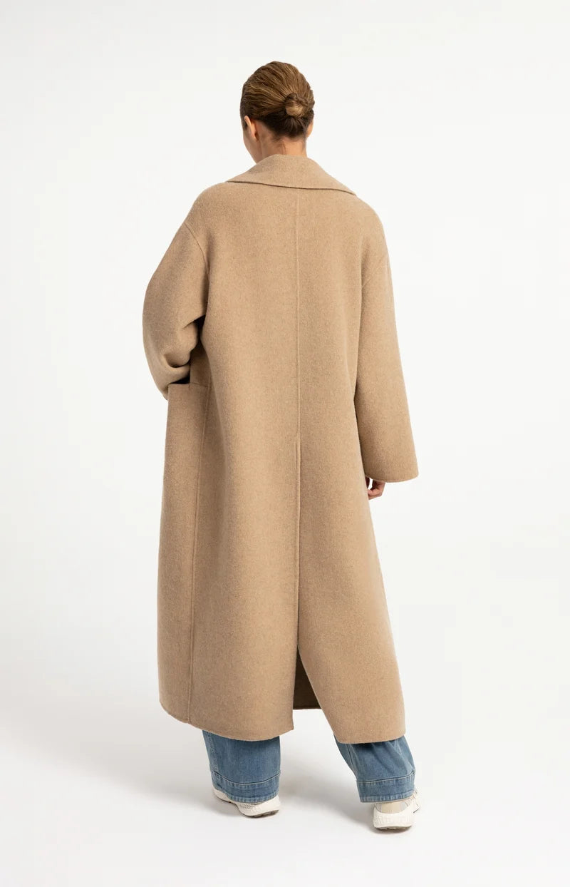 Oversize-Mantel aus Wollmischung