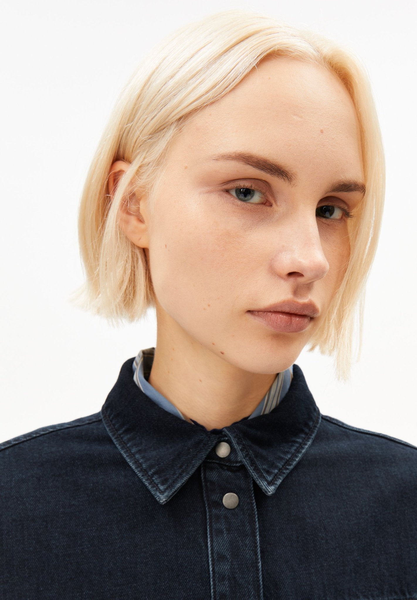 Denim-Bluse