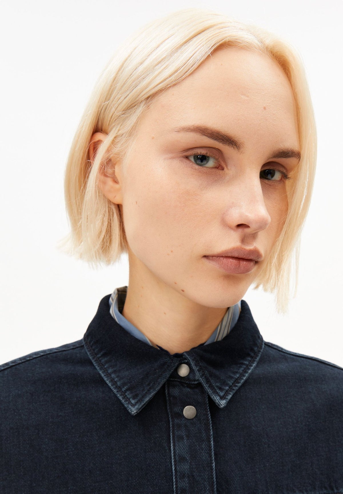 Denim-Bluse