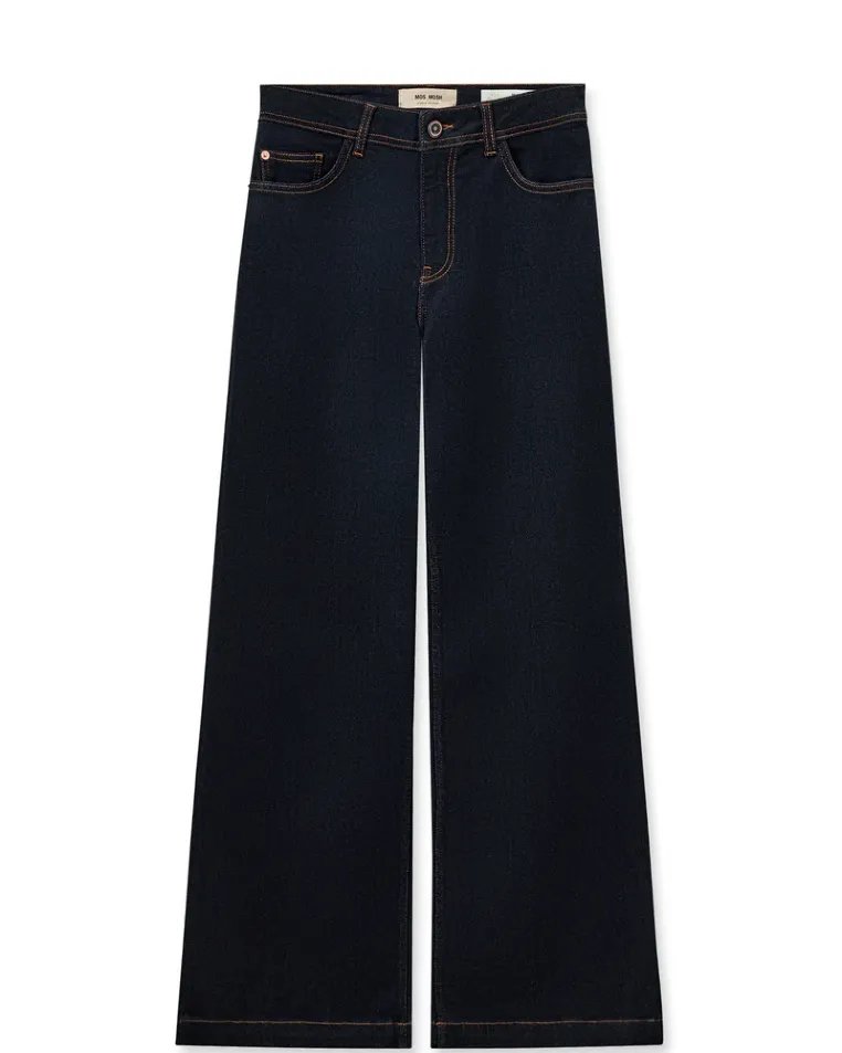 Mos Mosh Straight Leg Dark Blue