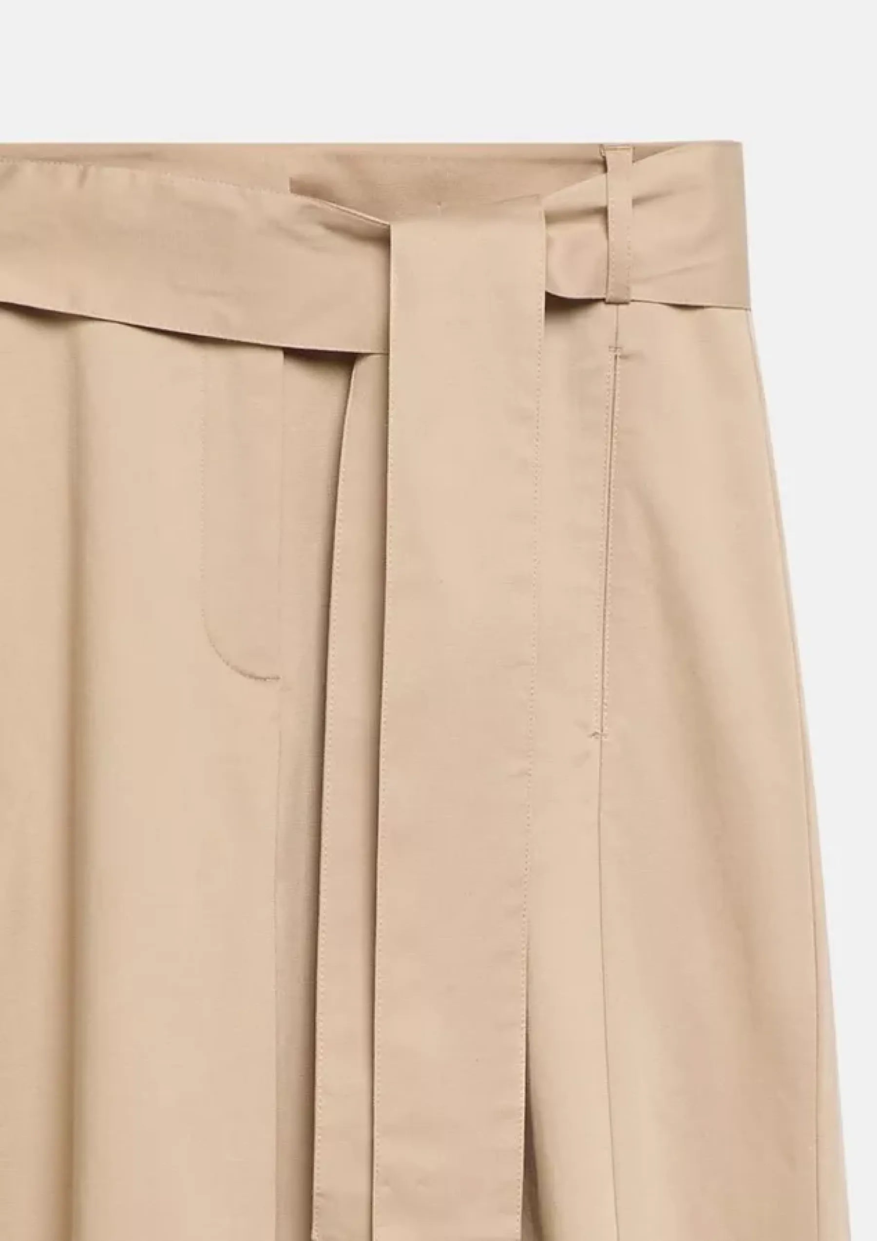 Culotte Hose mit Bindegürtel