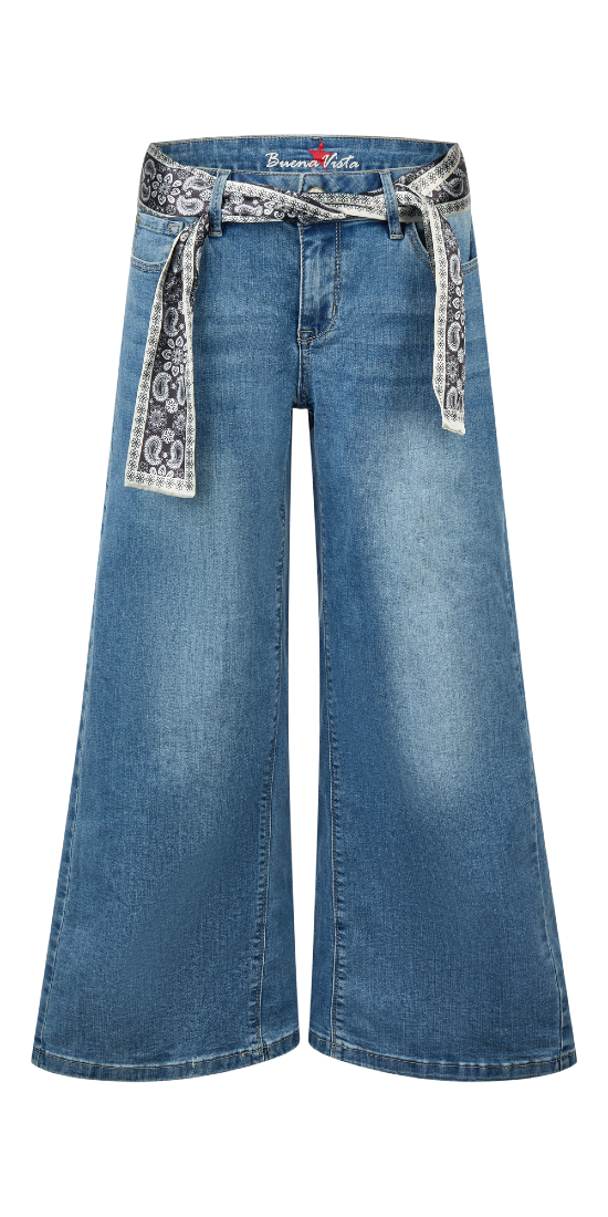 Buena Vista Wide Leg Medium Blue