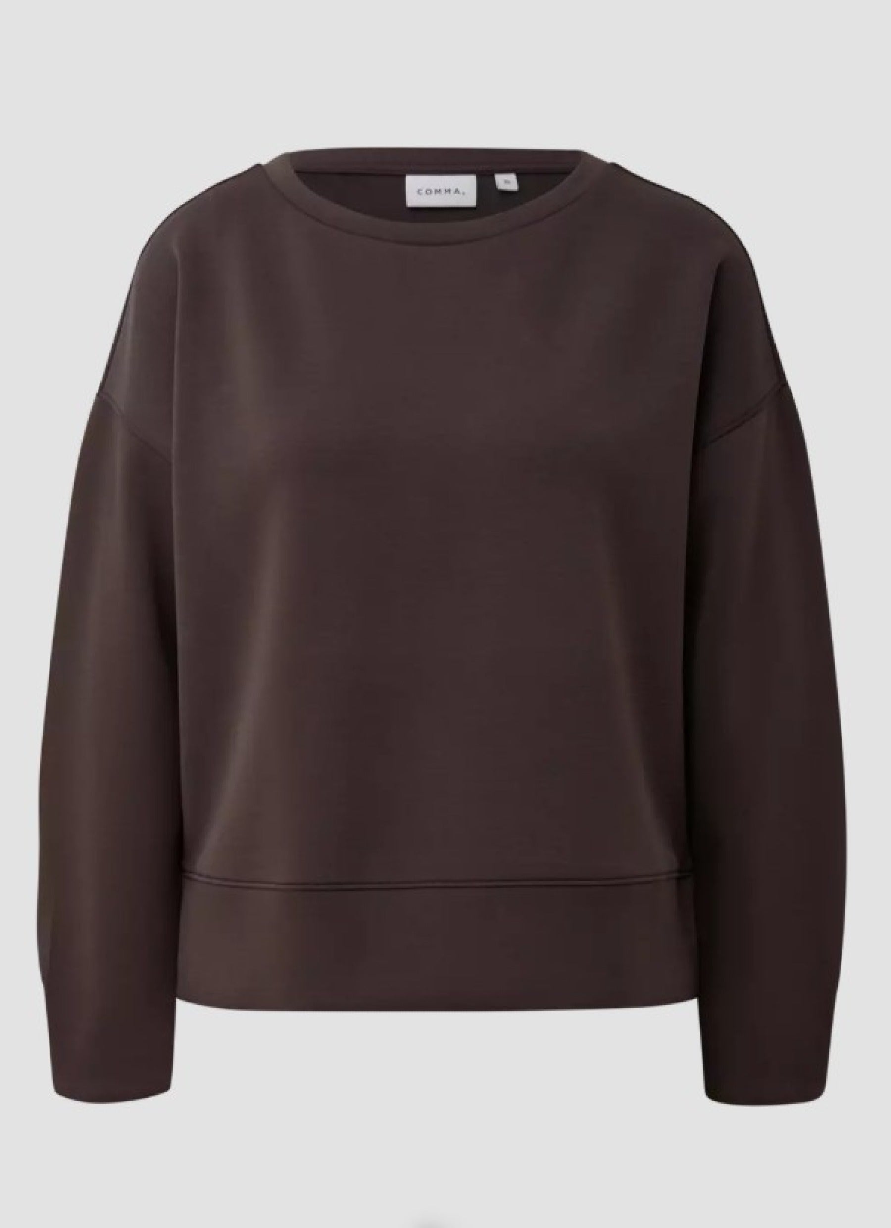 Weiches Sweatshirt mit Faltendetail