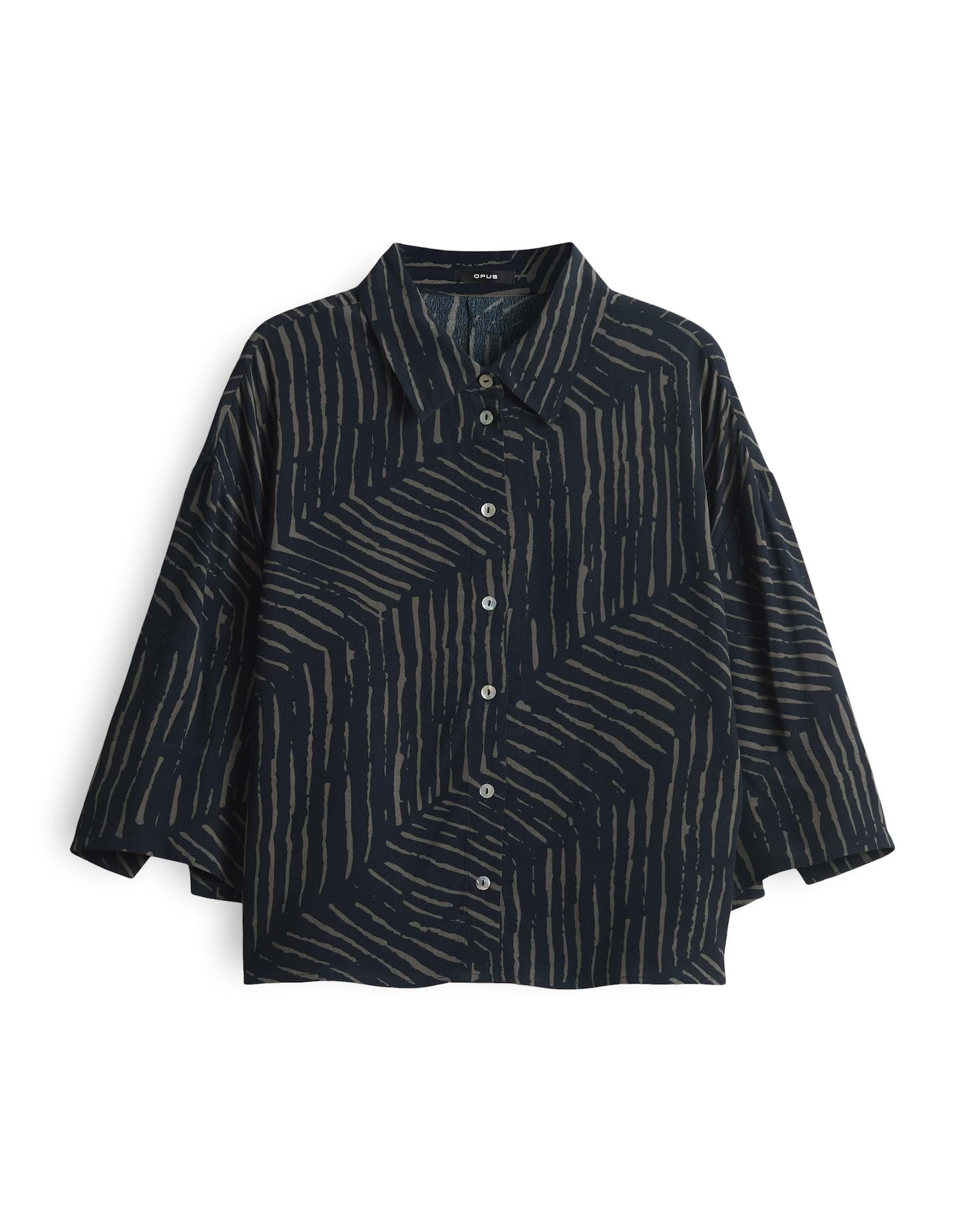 Opus blouses in antracietblauw