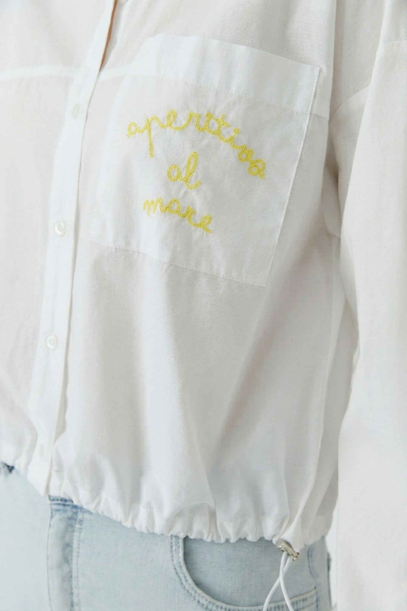 Bluse mit Balloneffekt