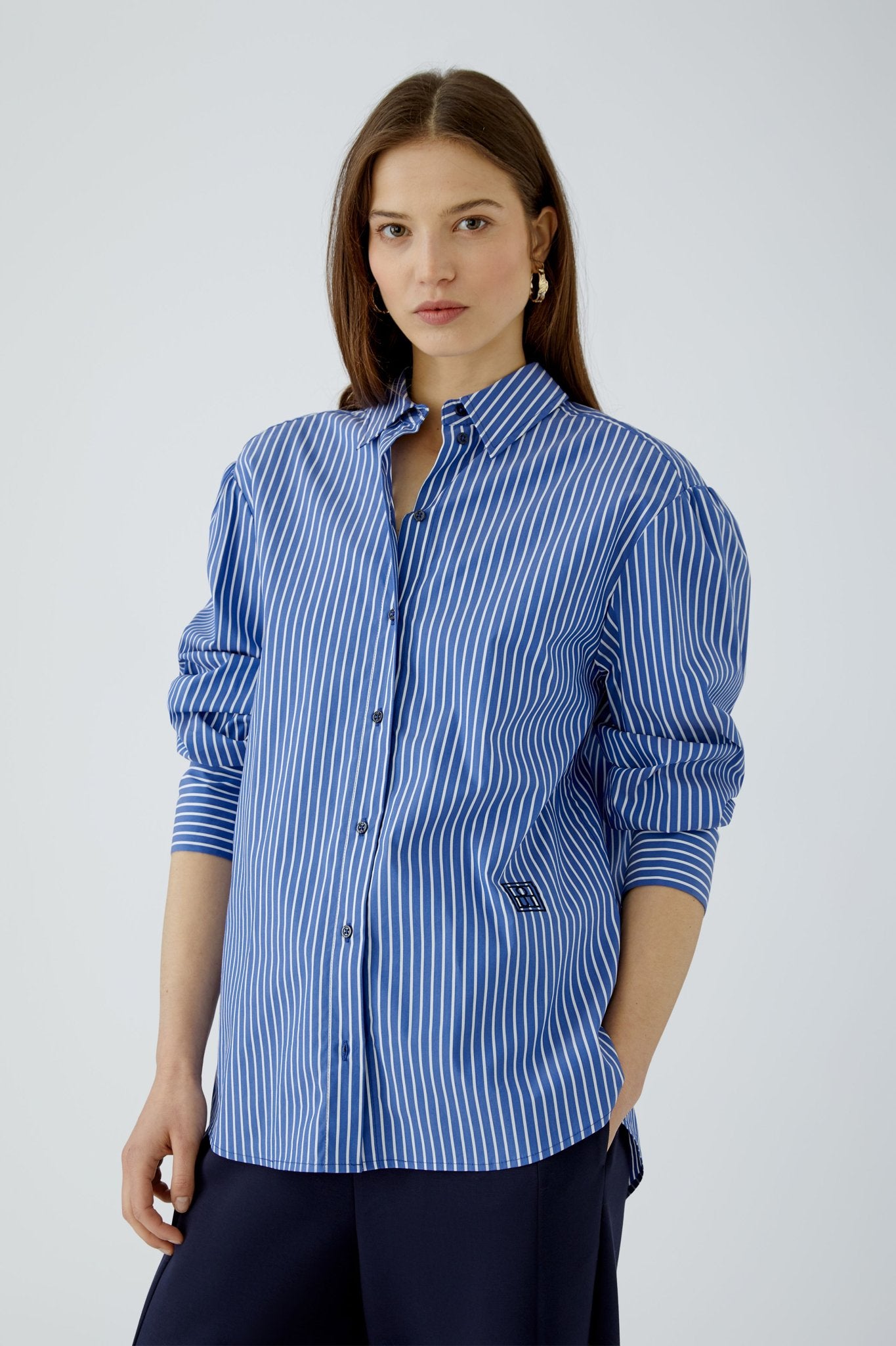 Bluse mit Streifen