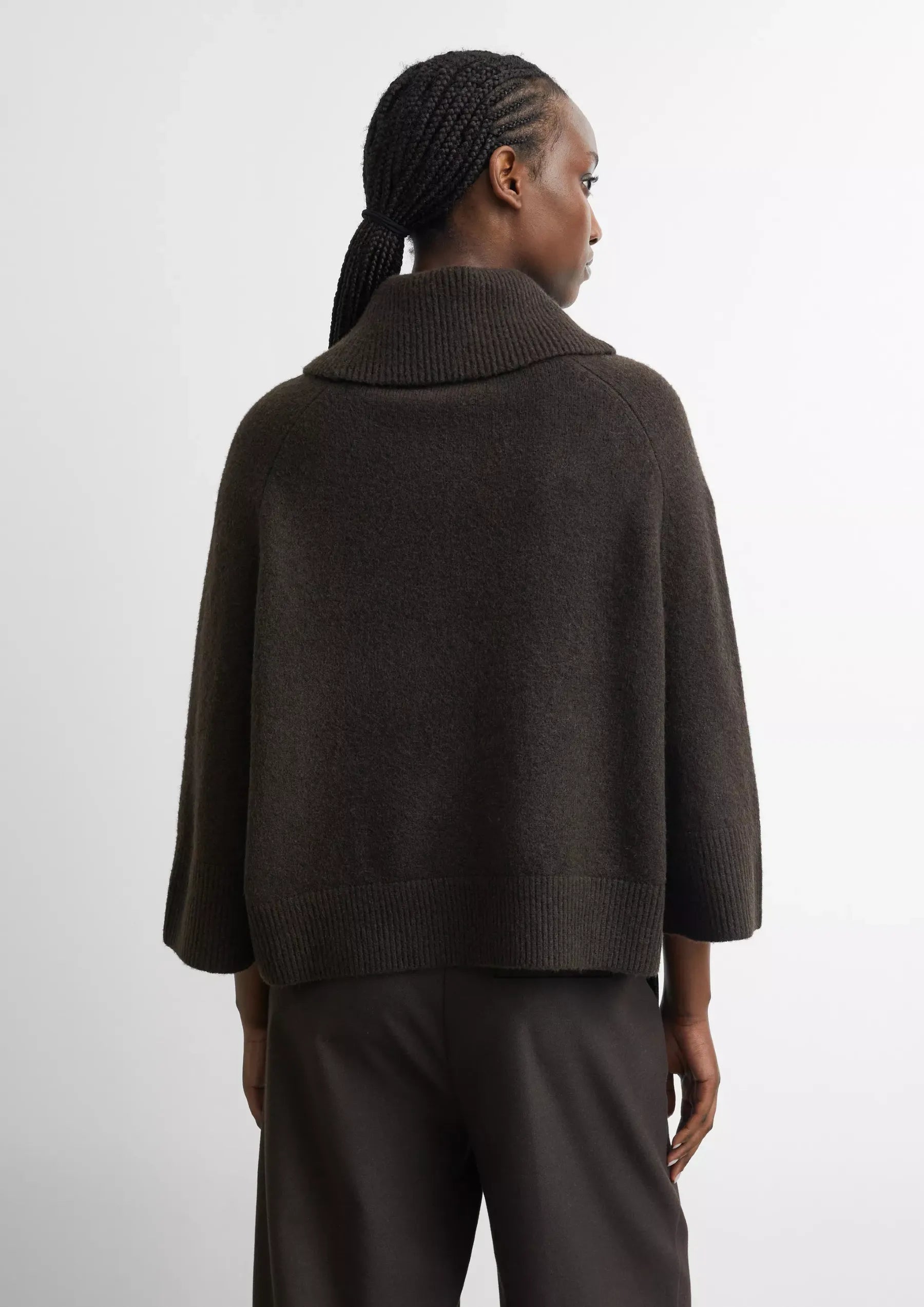 Strickpullover mit Rollkragen