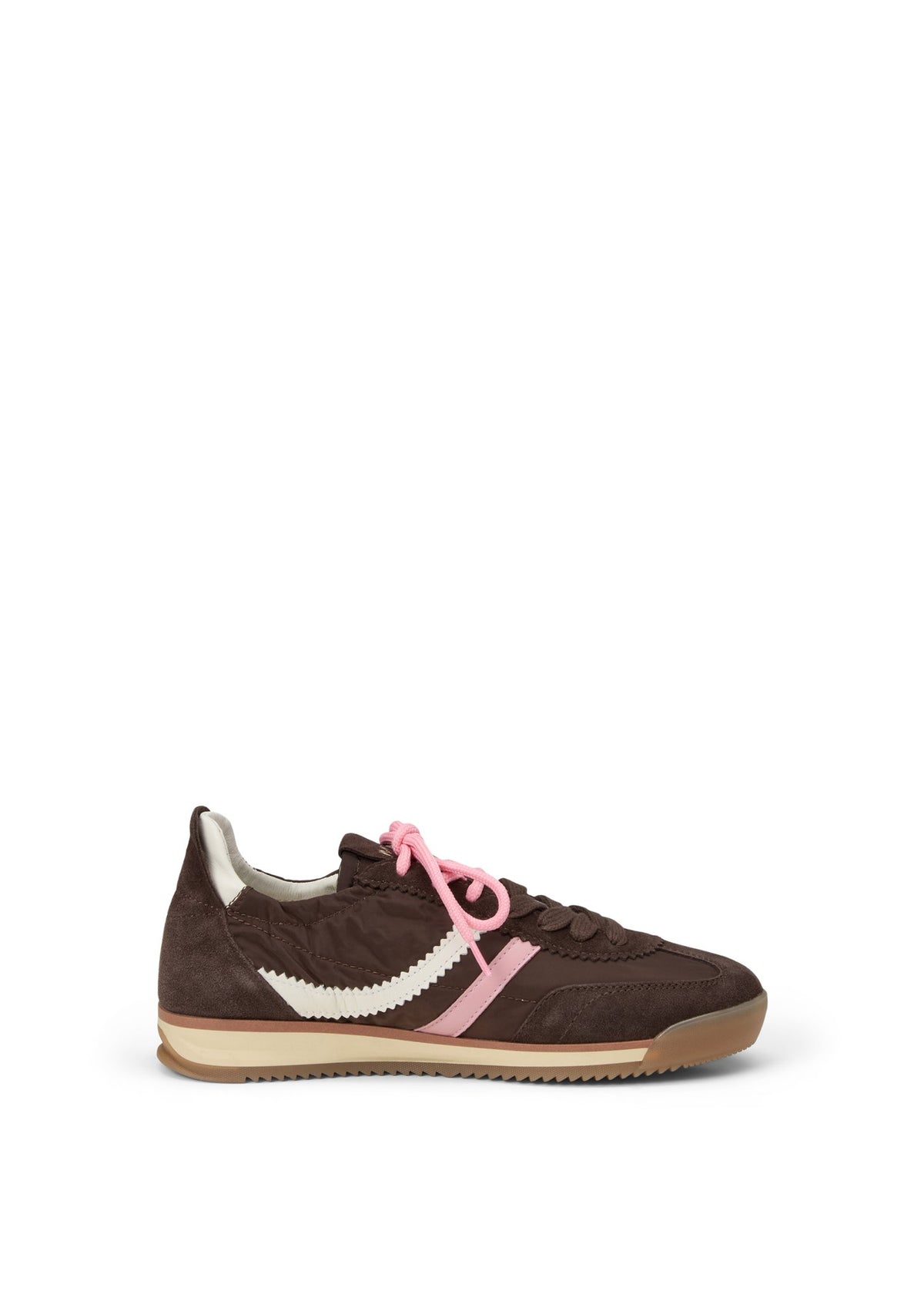 Sneaker mit Lederakzenten