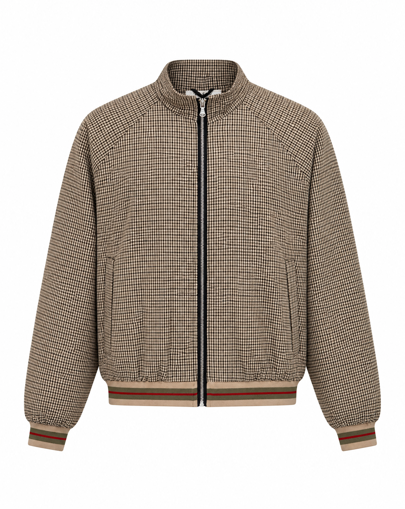Bomberjacke mit Karomuster