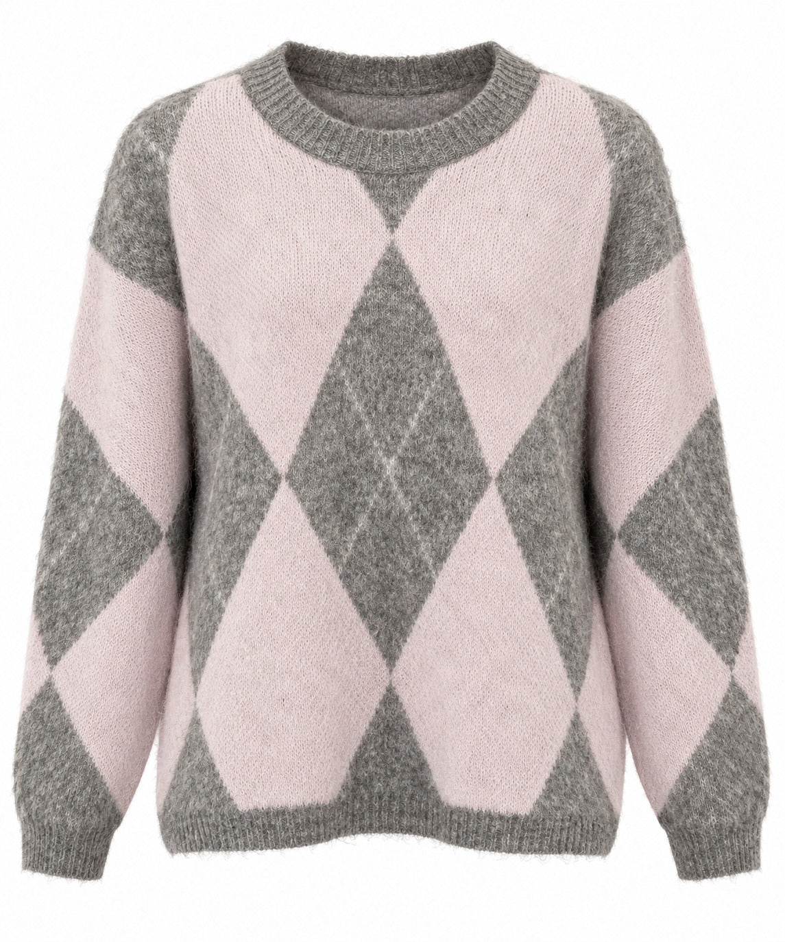 Strickpullover mit Argyle-Muster