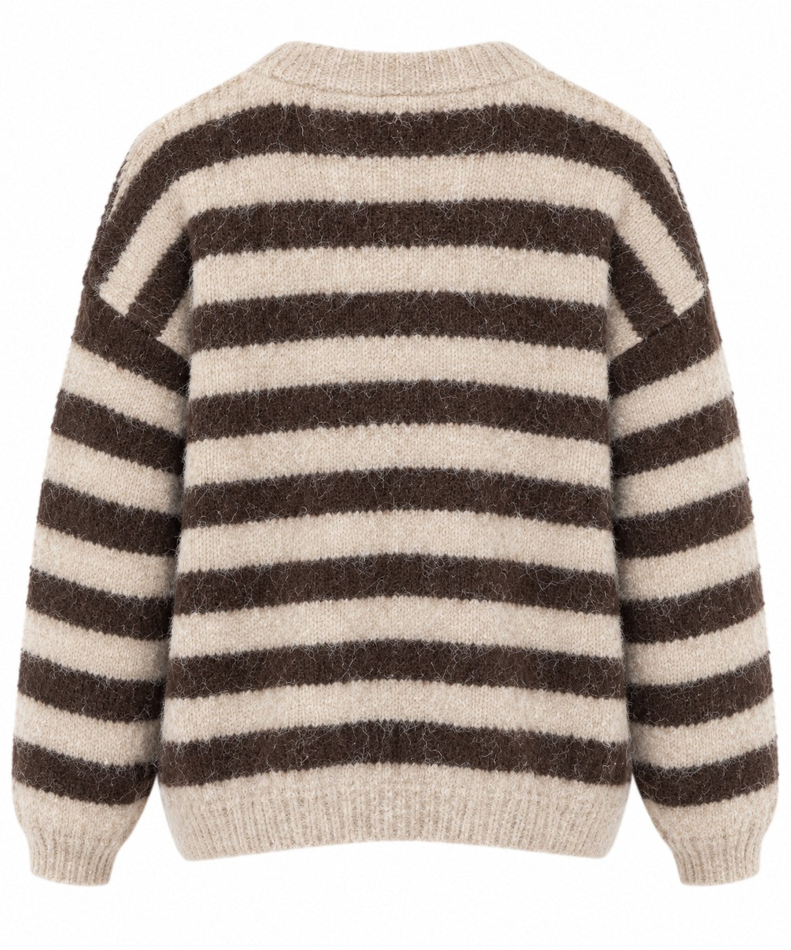 Strickjacke mit Streifen