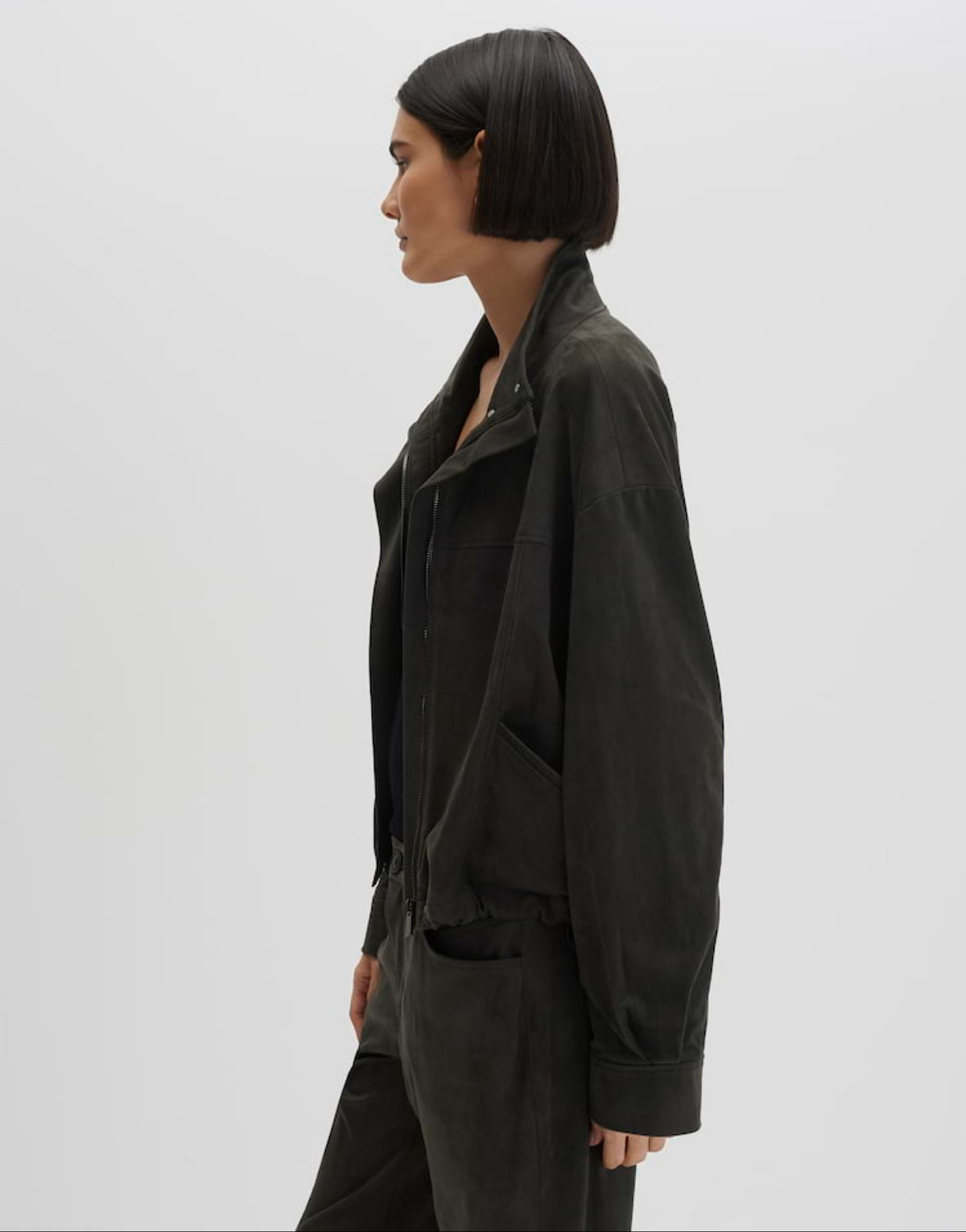 Blouson NEILA in Verlours Optik