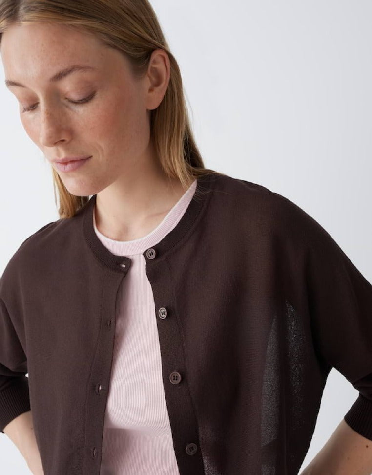 Opus Strickjacken Coffee Bean