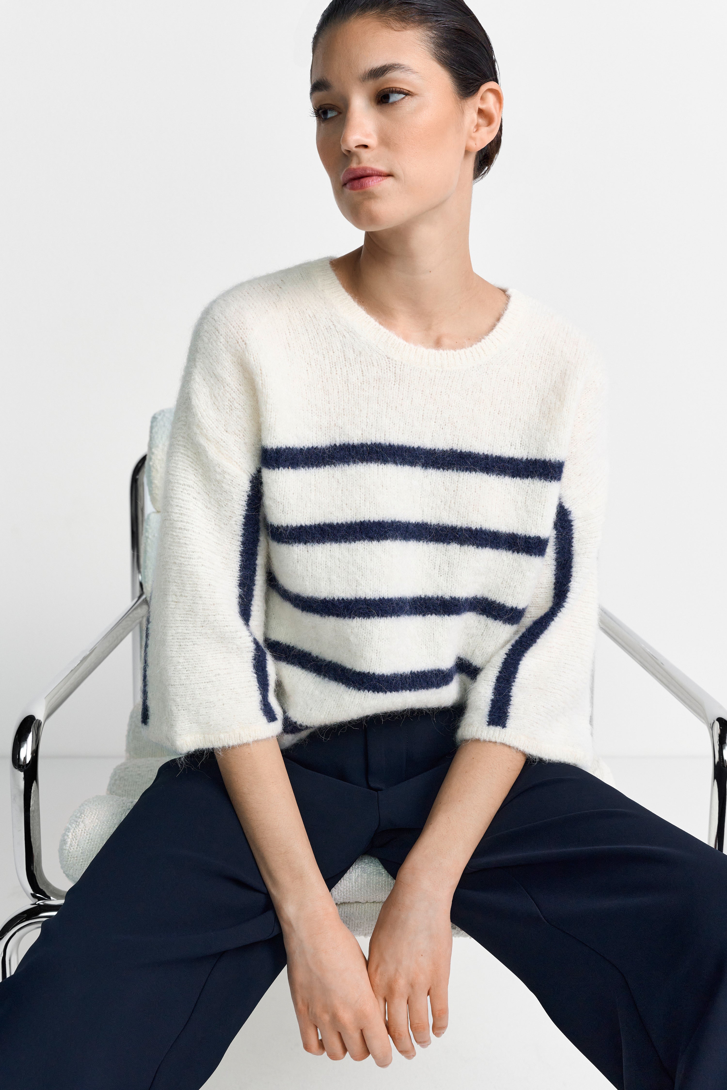 Rich & Royal Strickpullover Midnight Blue