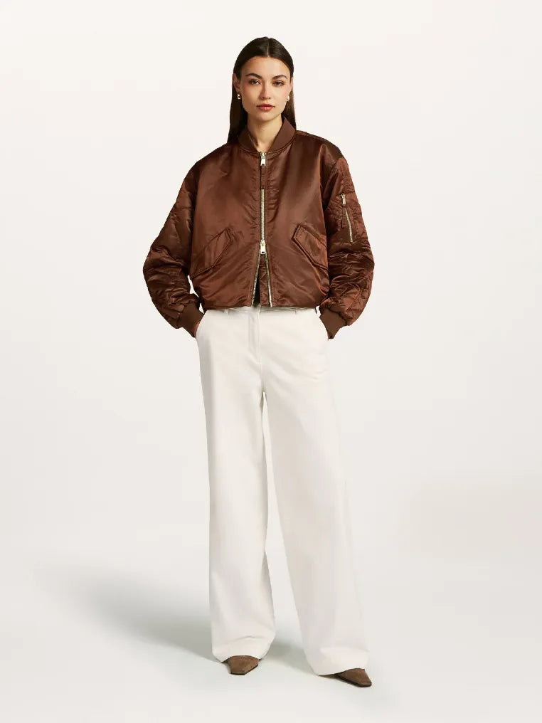 Beaumont Bomberjacken Cacao Bean