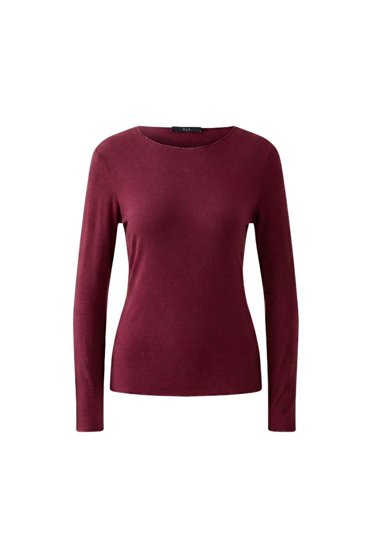 Longsleeve mit U-Boot Ausschnitt