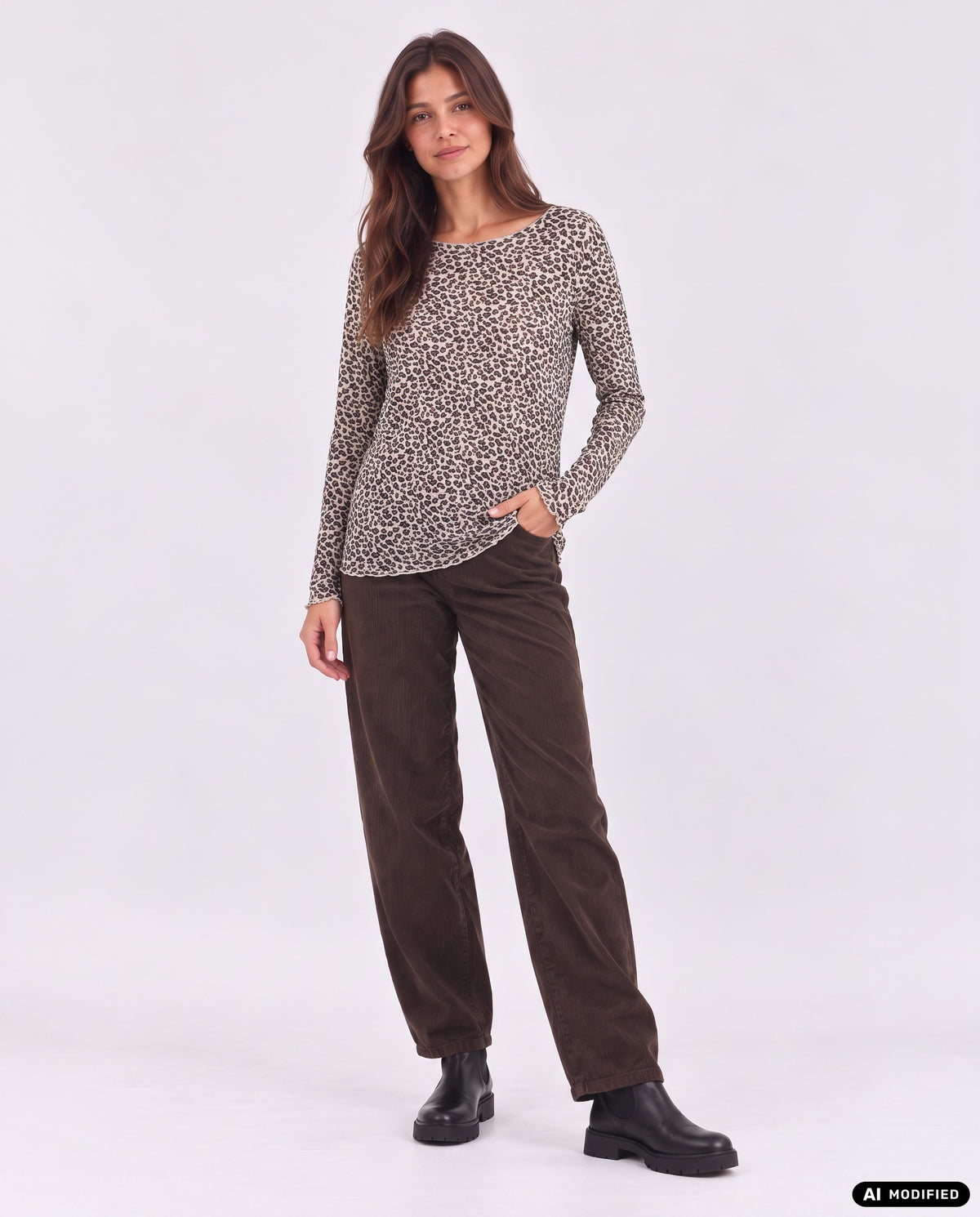 Longsleeve mit Kaschmir-Anteil