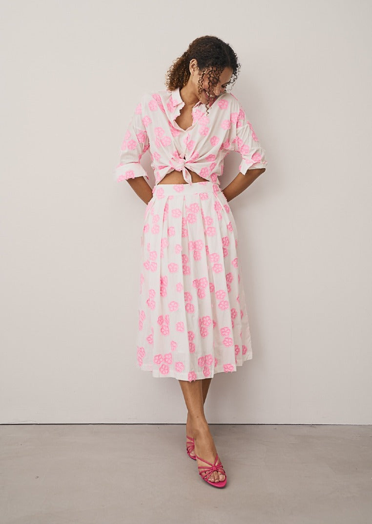 0039 Italy Blusen Pastel Pink